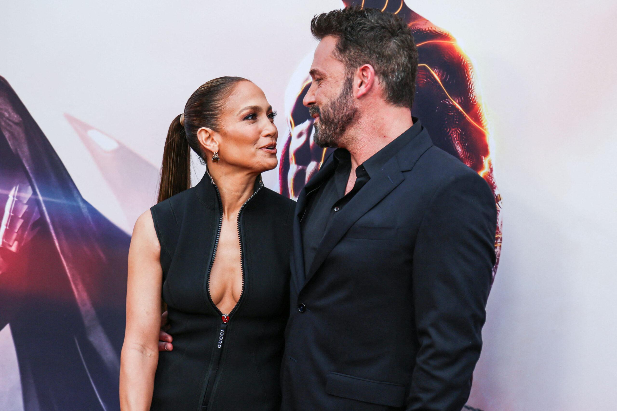 Ben Affleck and J.Lo at the Los Angeles premiere of the film 