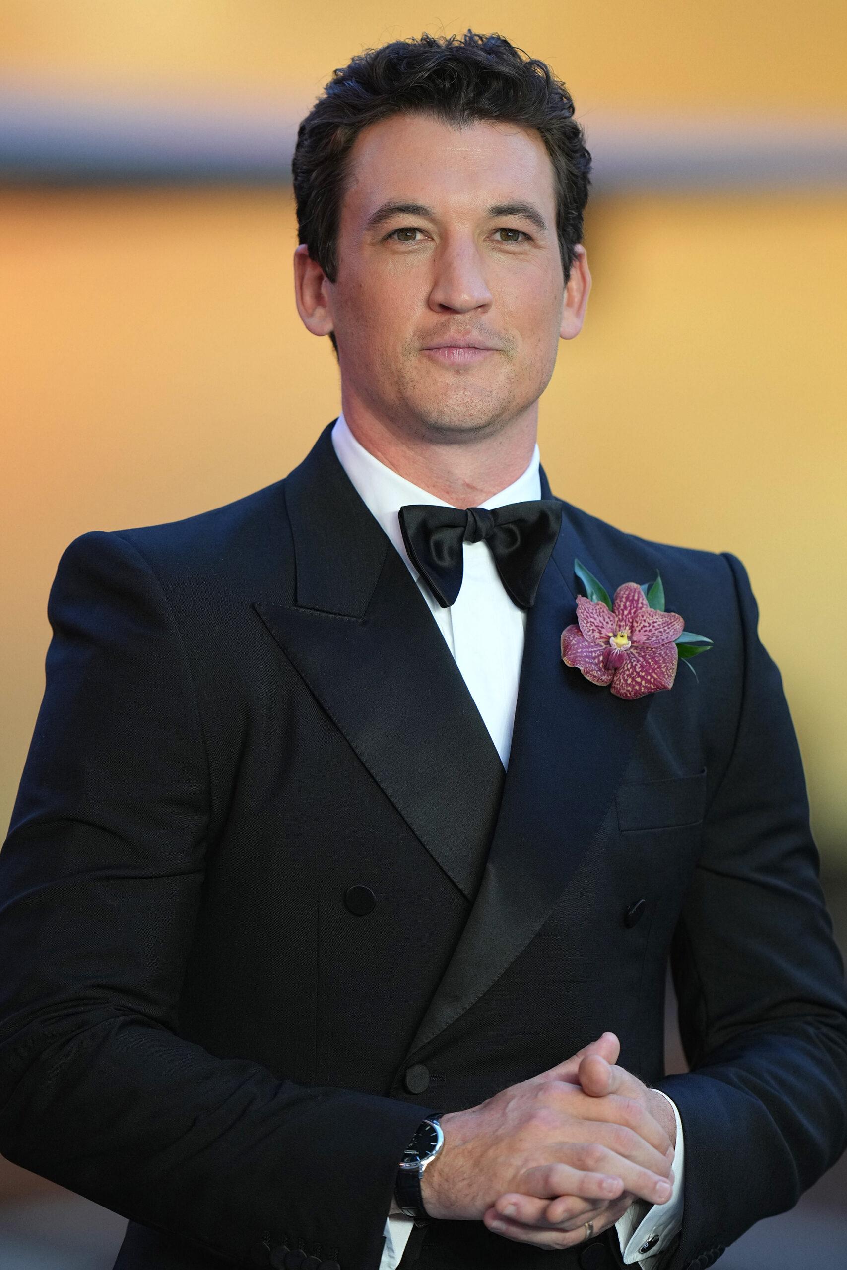 Miles Teller in the Royal Film Performance of Top Gun: Maverick