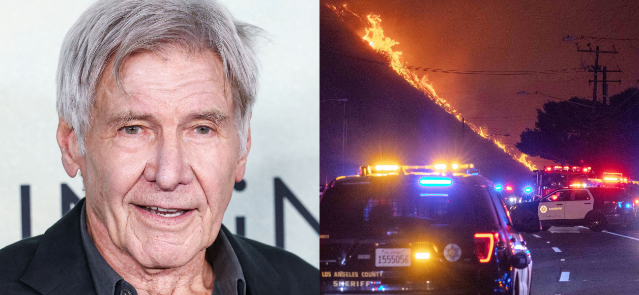 Harrison Ford Gets Police Escort Amid Pacific Palisades Fires