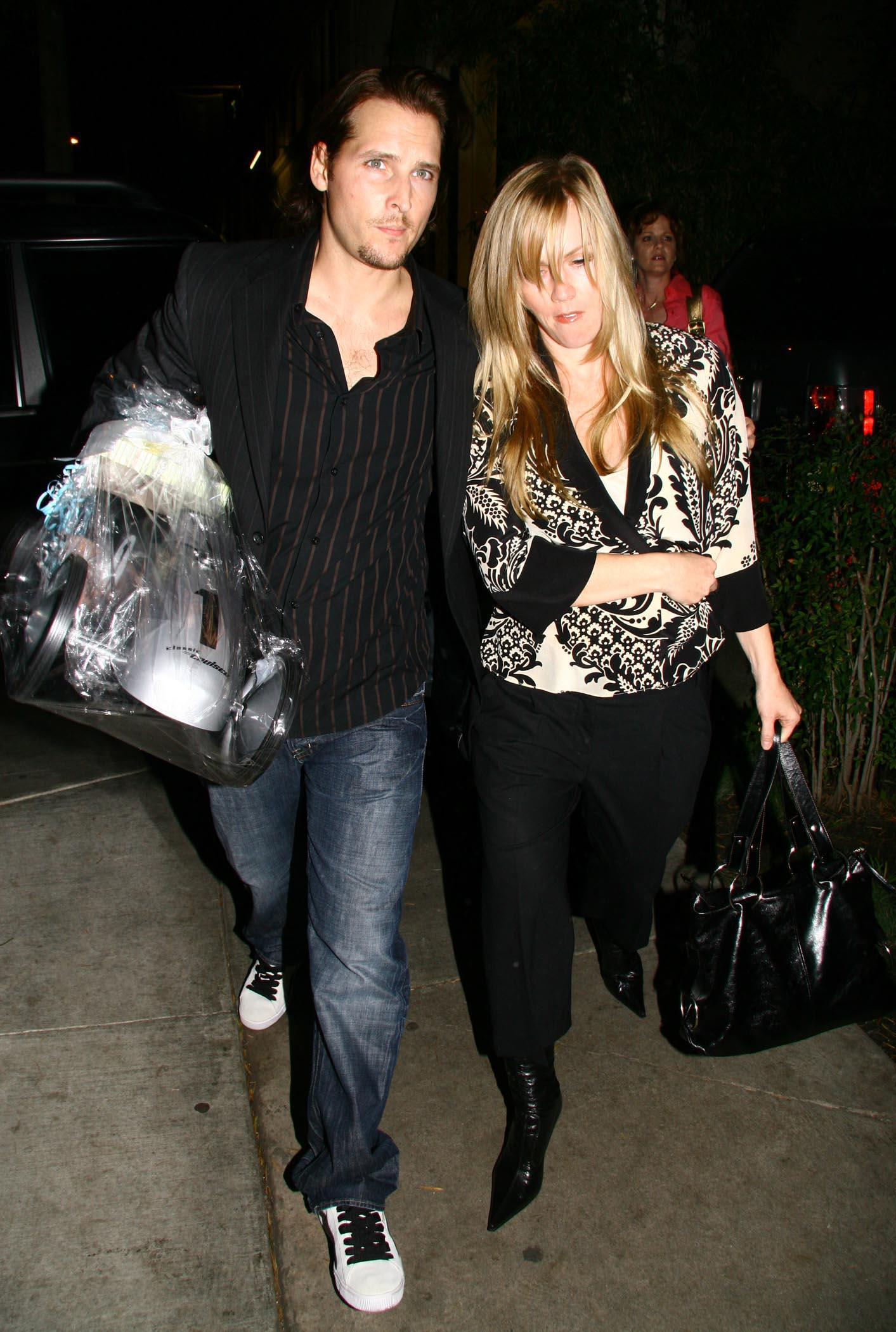 JENNIE GARTH AND PETER FACINELLI ATTEND SPELLING BABY SHOWER