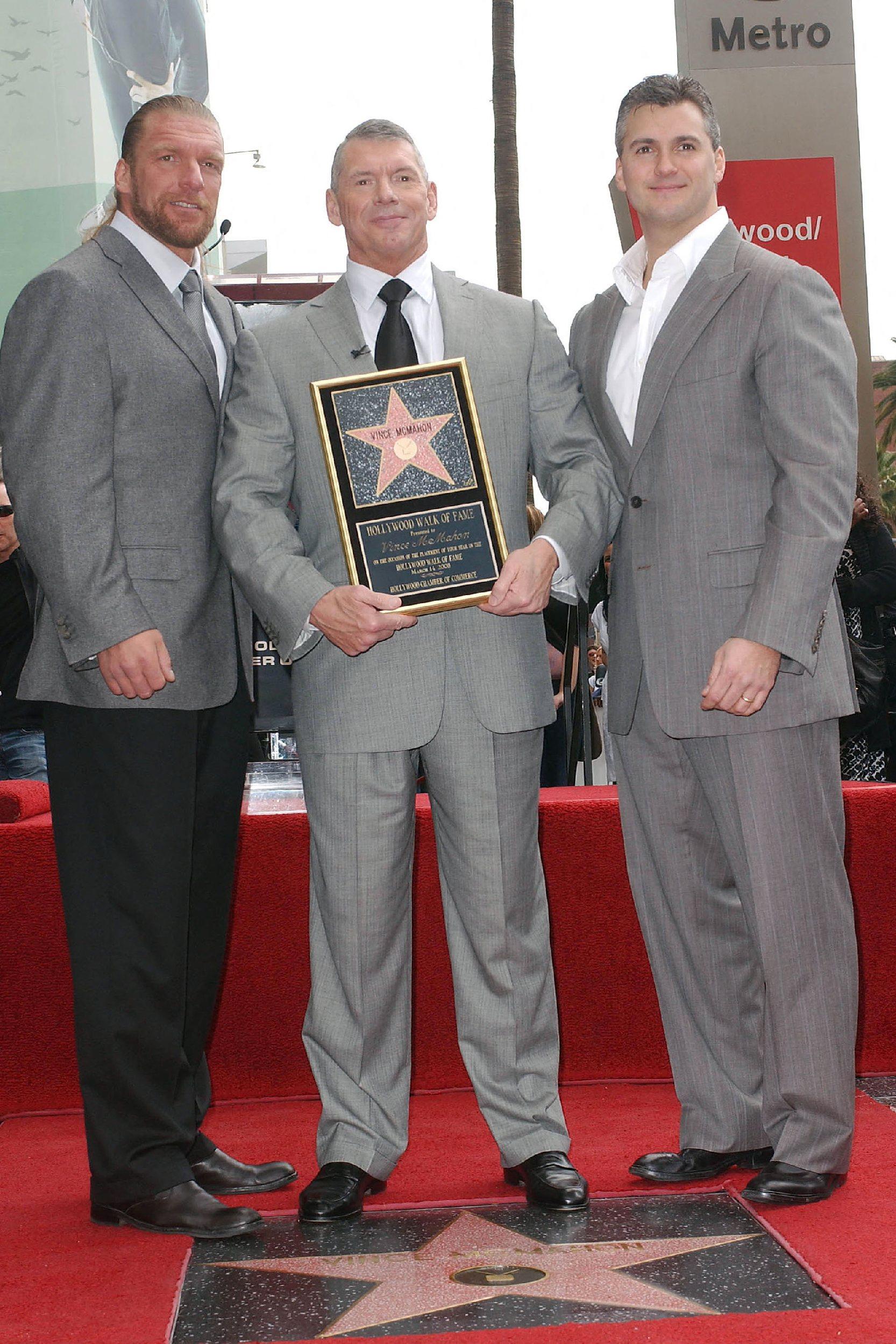 Vince McMahon at Hollywood Walk of Fame