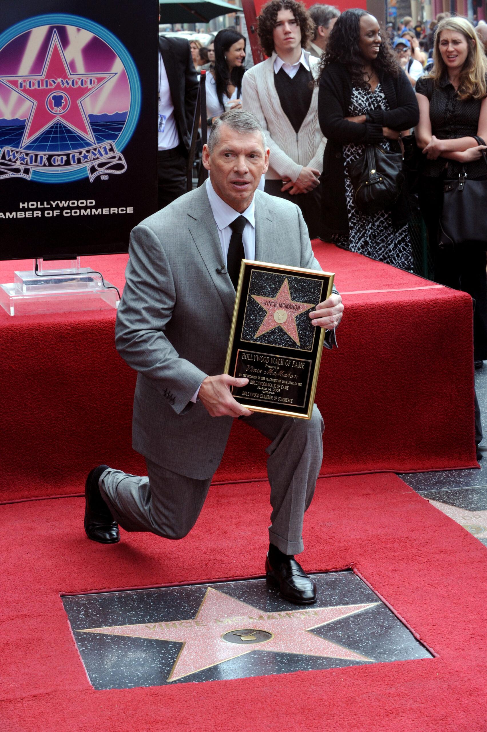 Vince McMahon at Hollywood Walk of Fame