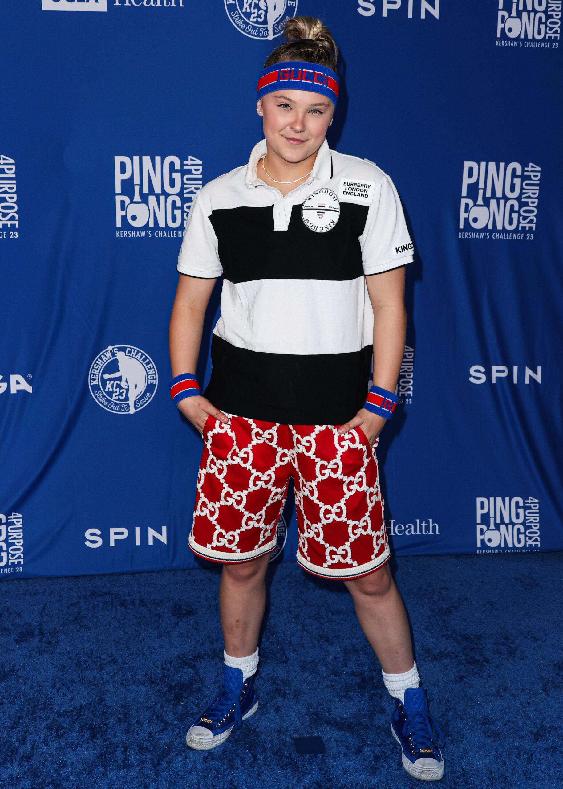 JoJo Siwa at Kershaw's Challenge 10th Annual Ping Pong 4 Purpose 2023 Charty Event Celebrity Tournament