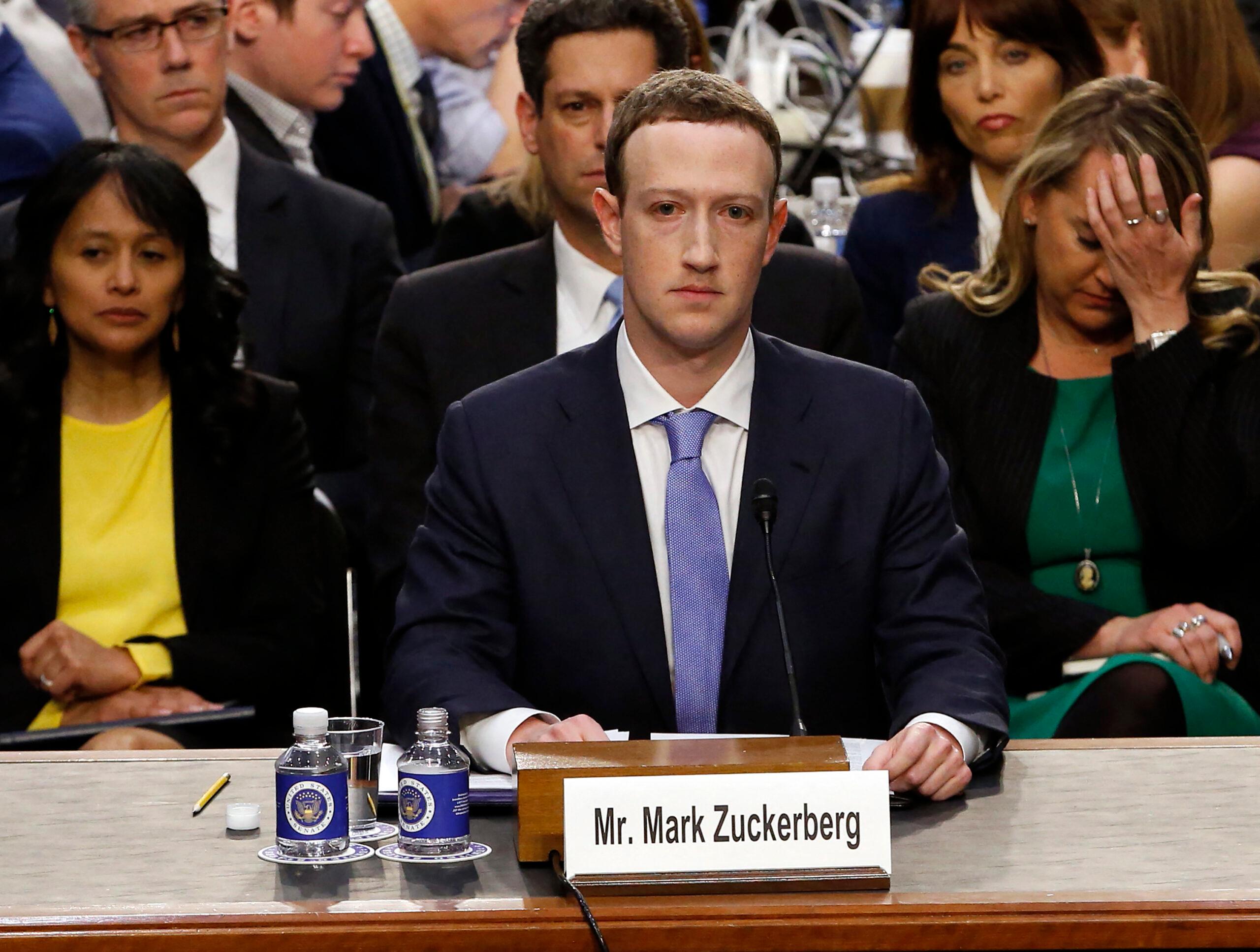 Mark Zuckerberg Testifies in the US Senate