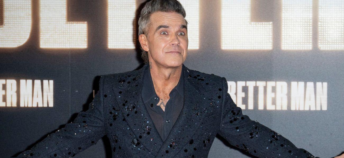 Robbie Williams at 'Better Man' premiere.