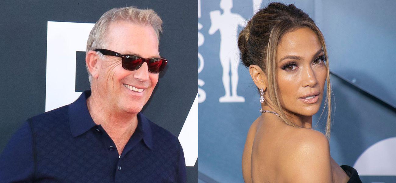 Kevin Costner, Jennifer Lopez photo collage