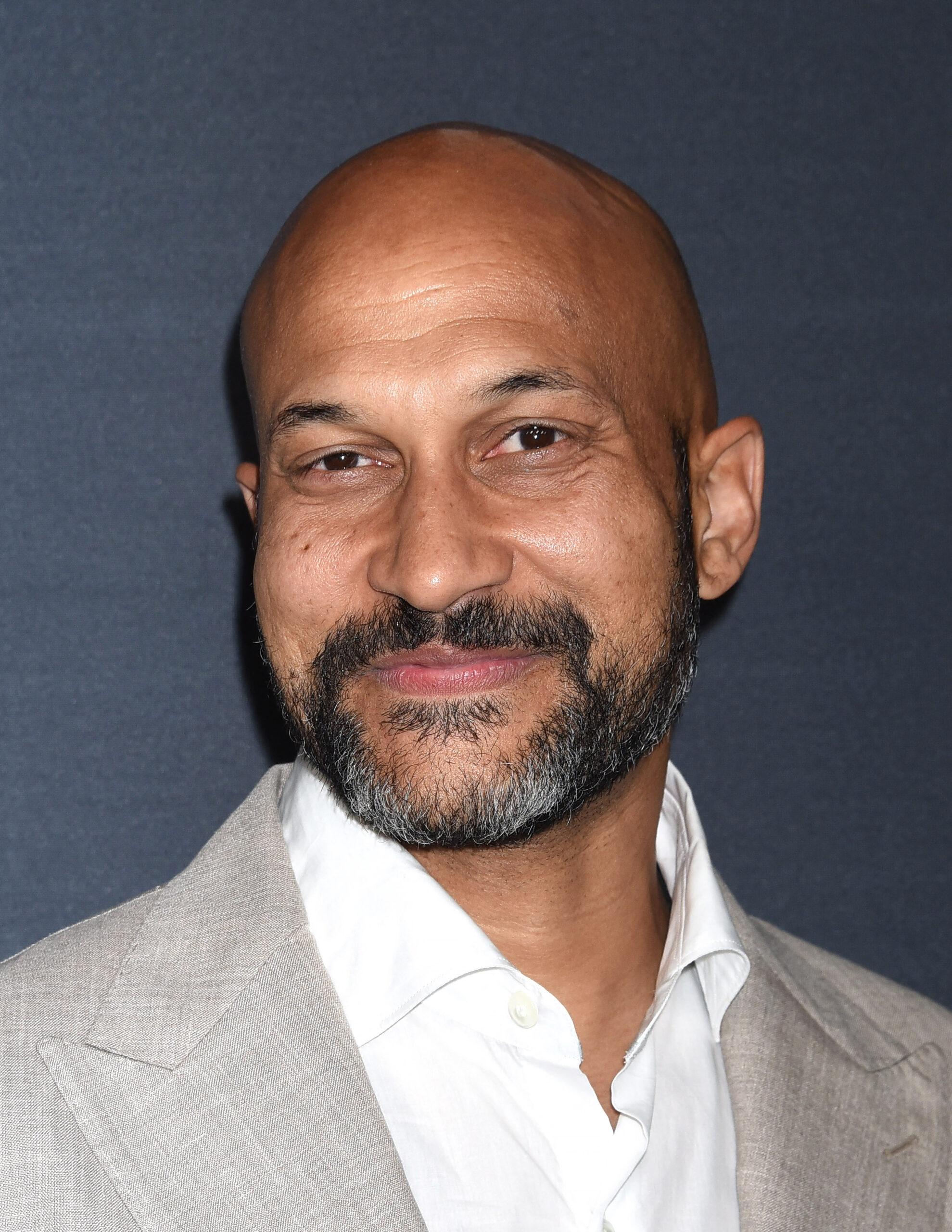 Keegan-Michael Key at the Pentaverate premiere after party on the red carpet