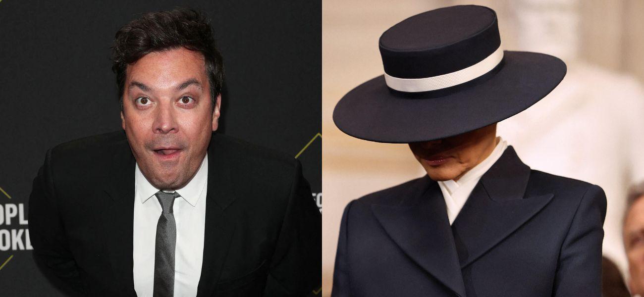 Jimmy Fallon, Melania Trump photo collage