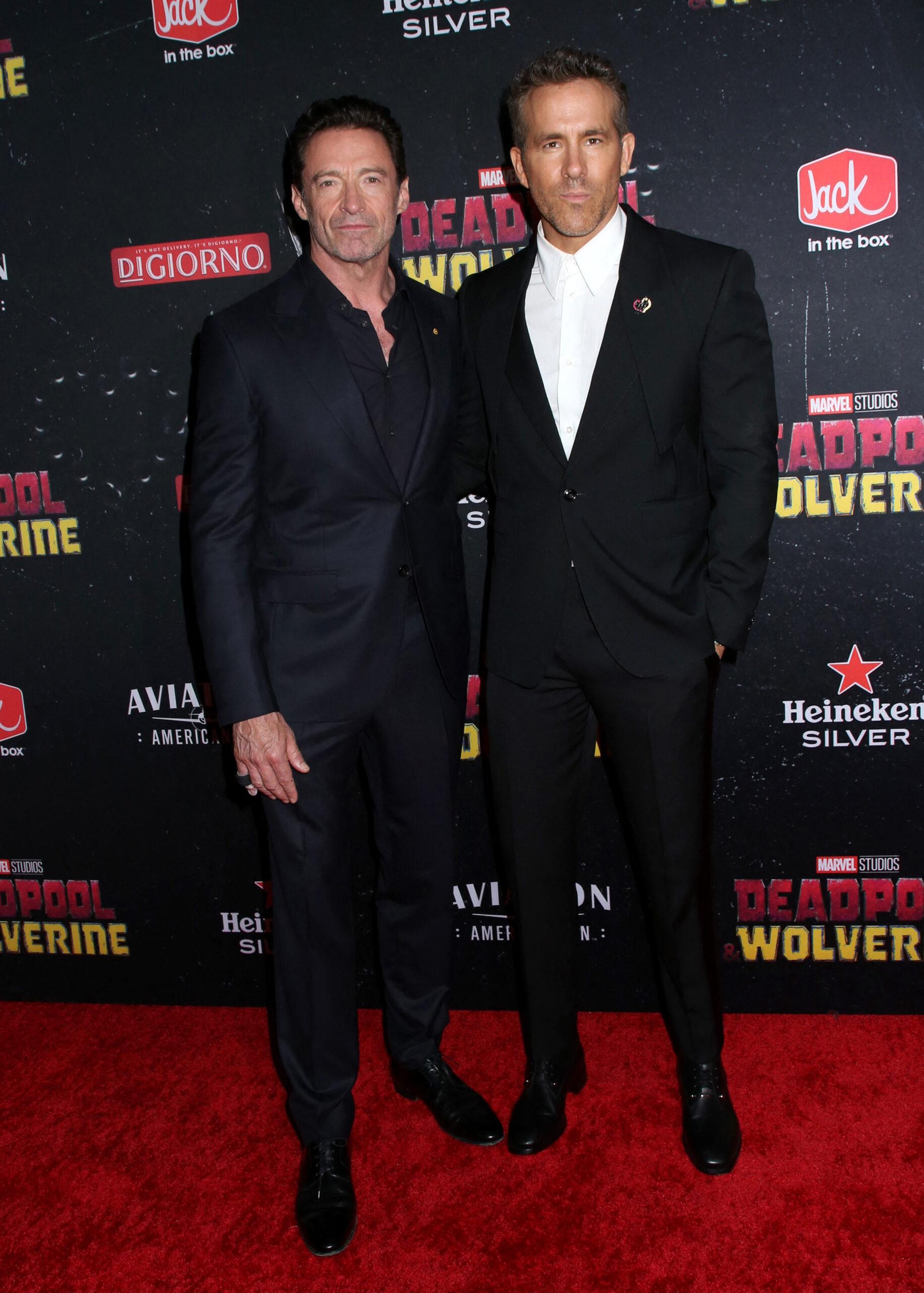 Ryan Rainolds e Hue Jackman no Deadpool of Marvel Studios