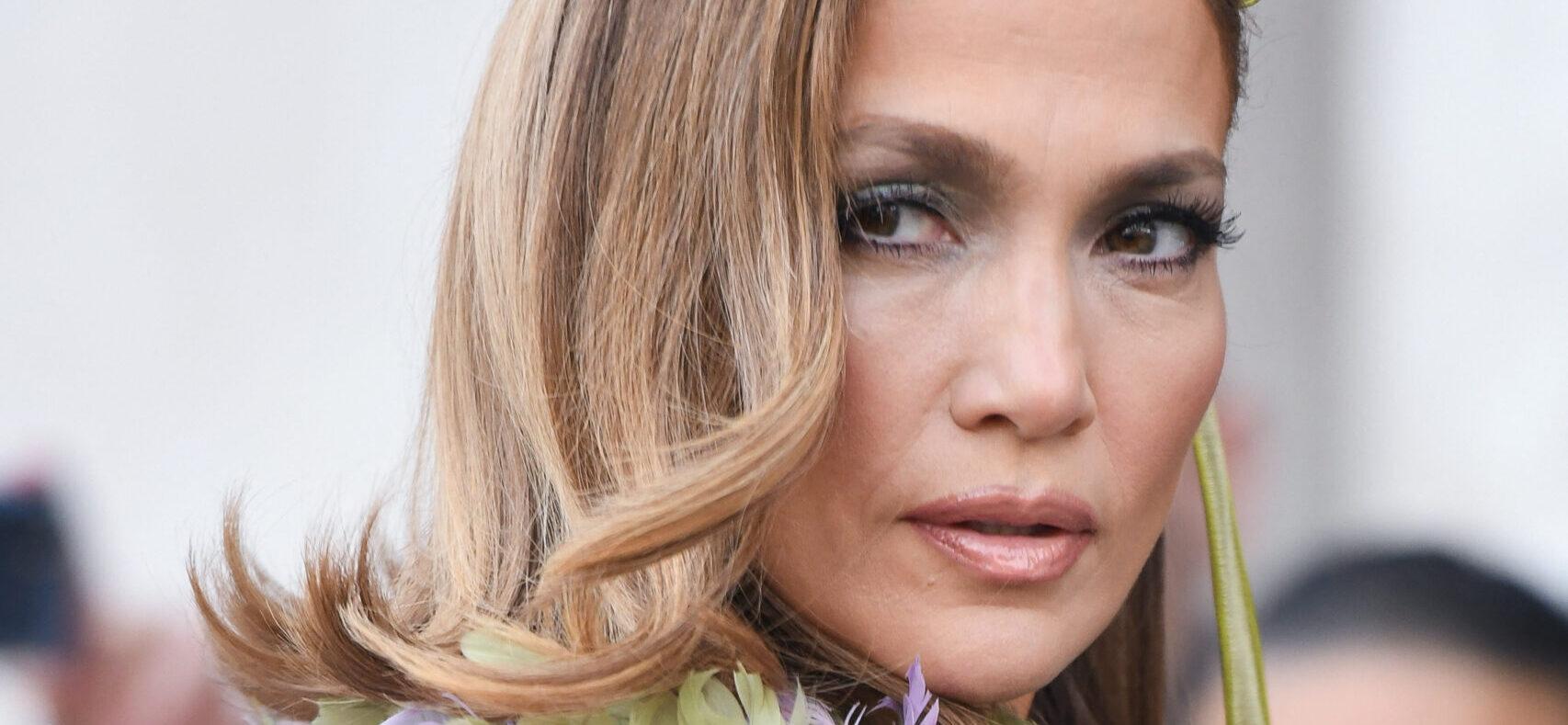 Jennifer Lopez attends the Elie Saab Haute Couture Spring/Summer 2024 show