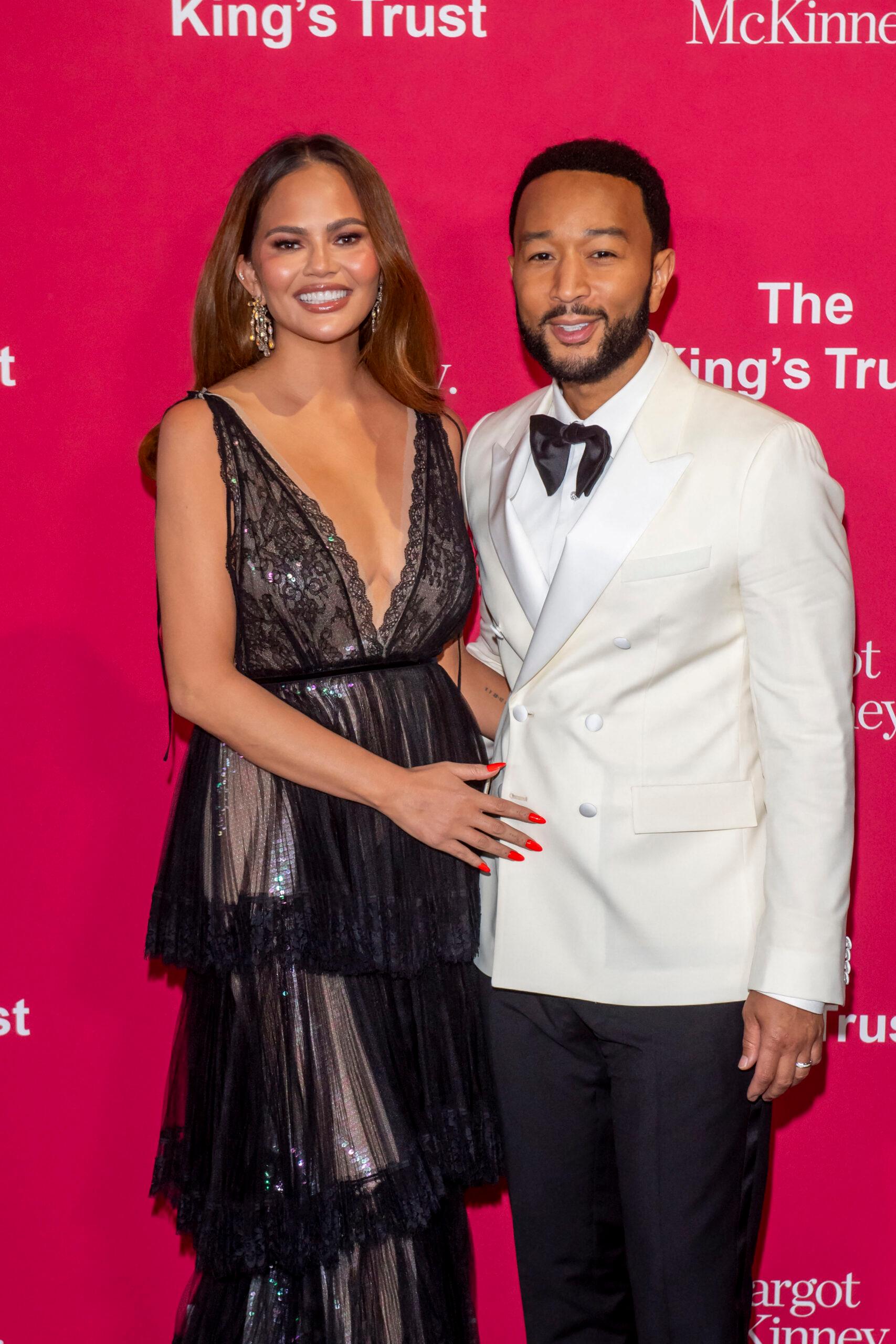 Chrissy Teigen and John Legend at The King's Trust Global Gala 2024