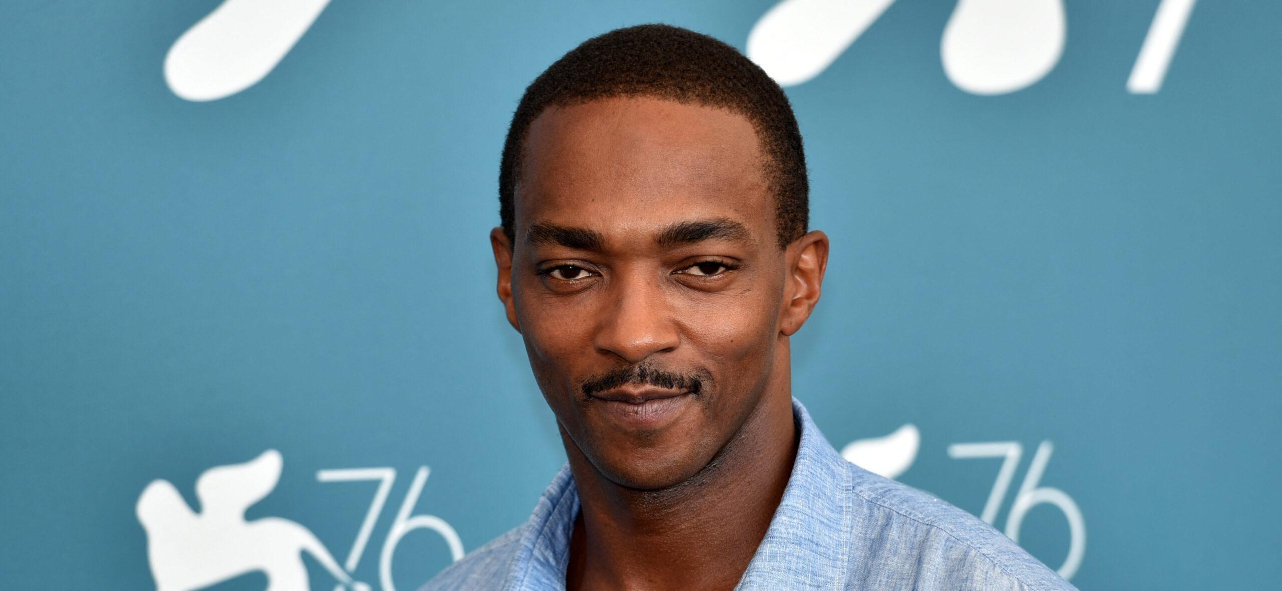 Anthony Mackie at "Seberg" photocall