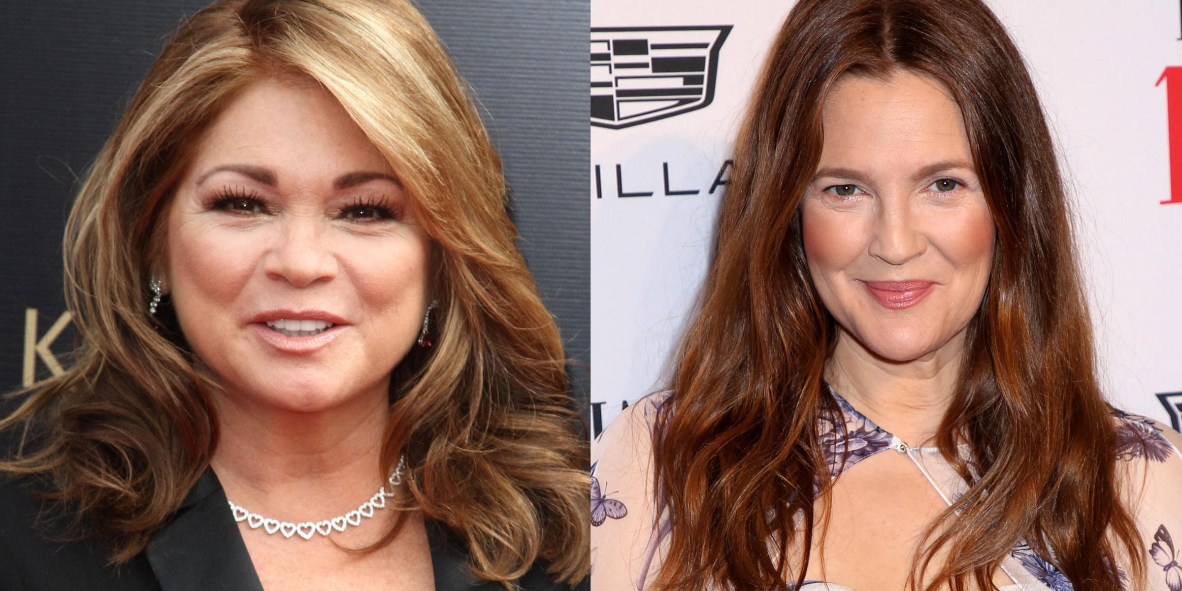 Valerie Bertinelli and Drew Barrymore