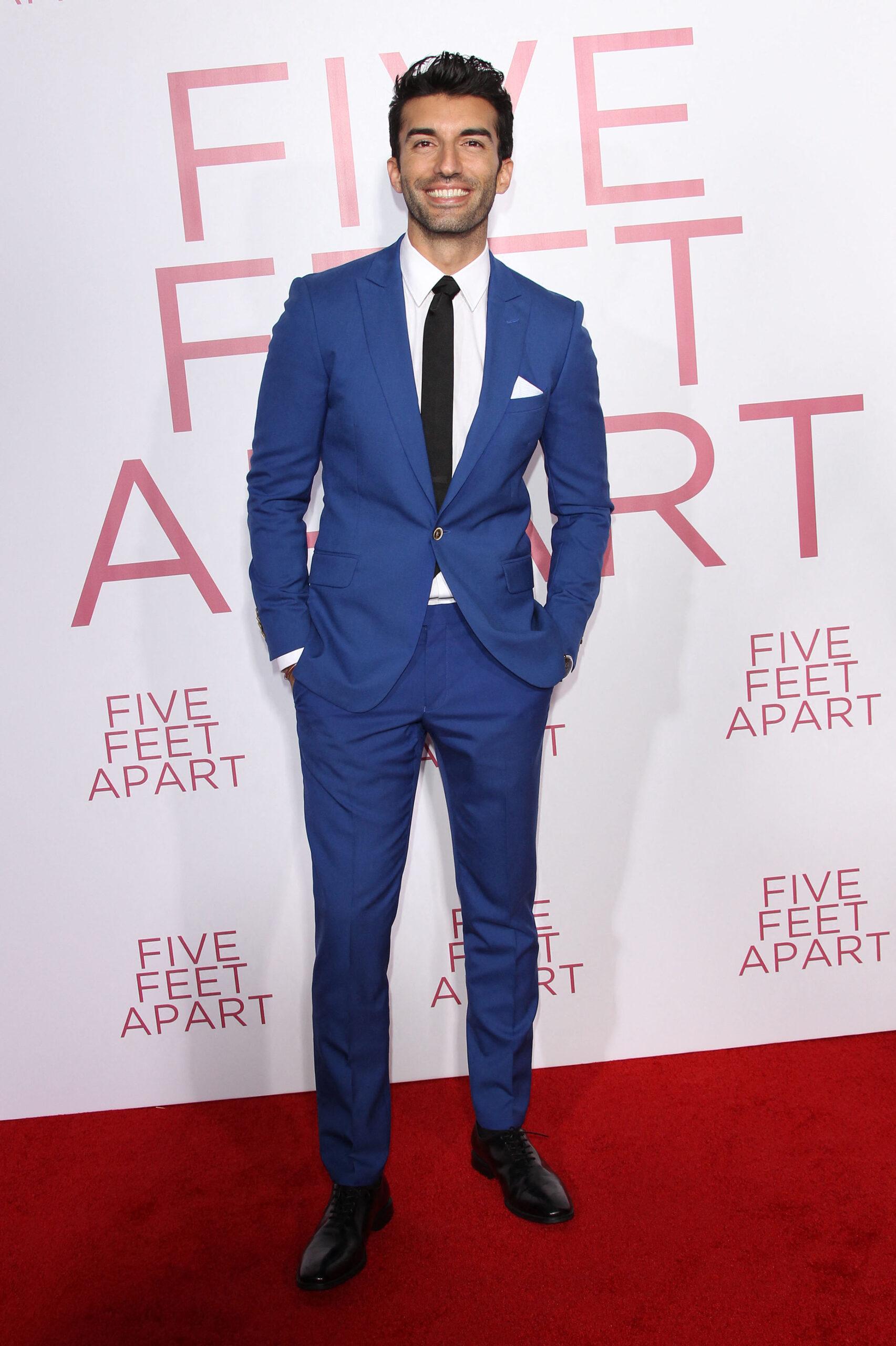 Justin Baldoni at the first show of five feet