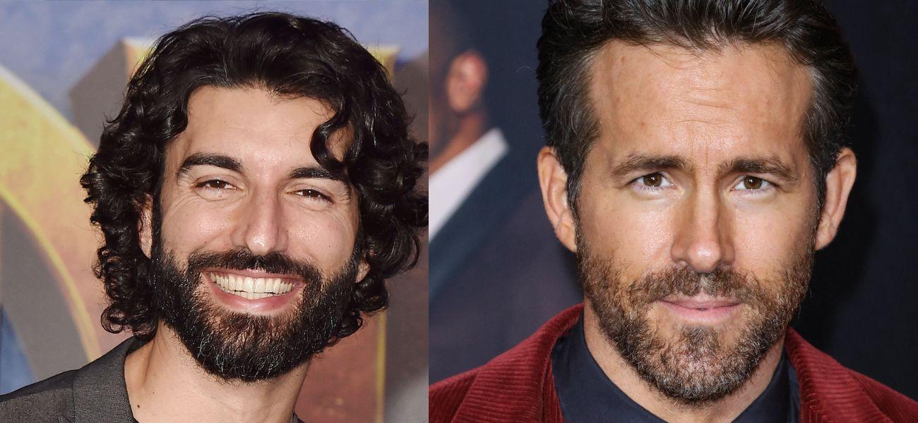 Justin Baldoni (left) Ryan Reynolds (right)