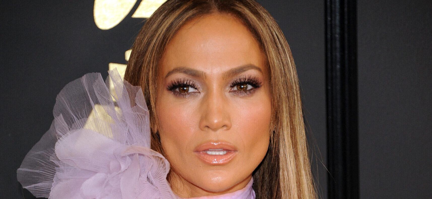 Jennifer Lopez at 59th GRAMMY Awards