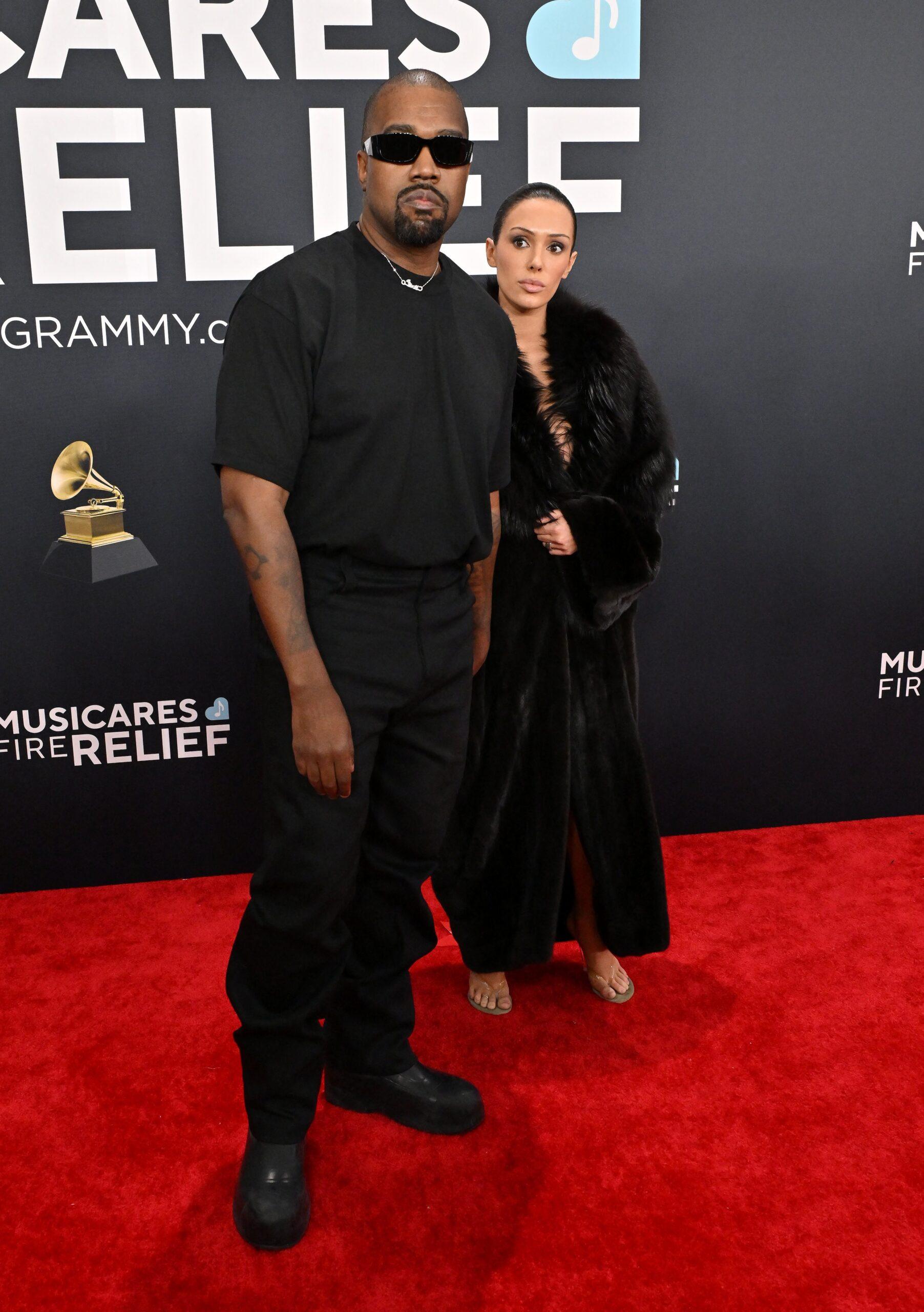 Kanye West and Bianca Censori on 67. Annual Grammy Rewards