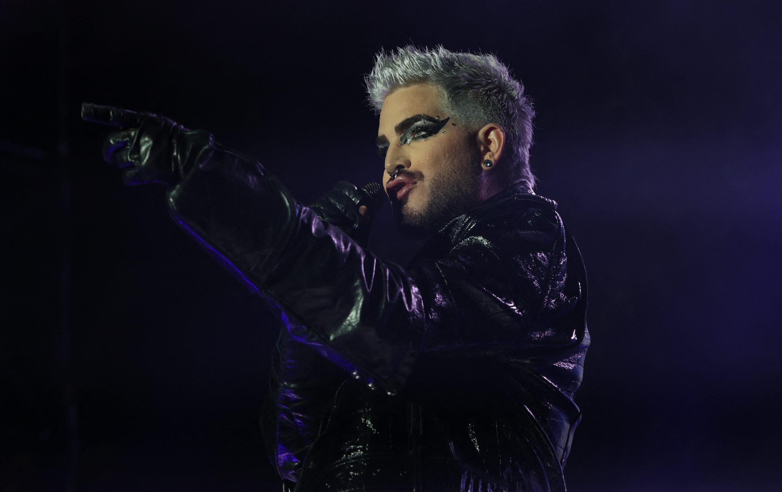 Adam Lambert performs for a celebration of West Hollywood Gay Pride