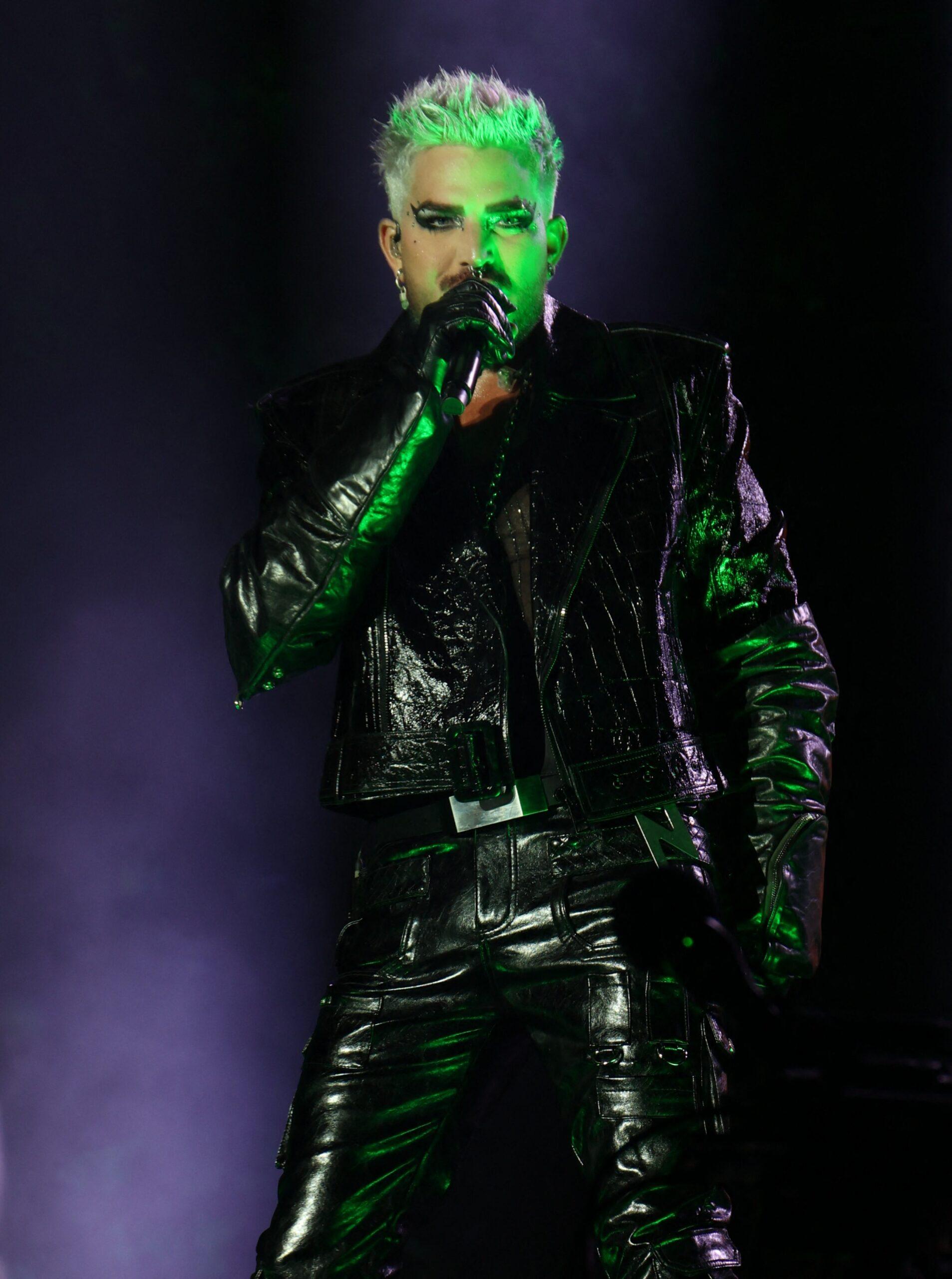 Adam Lambert performs for a celebration of West Hollywood Gay Pride