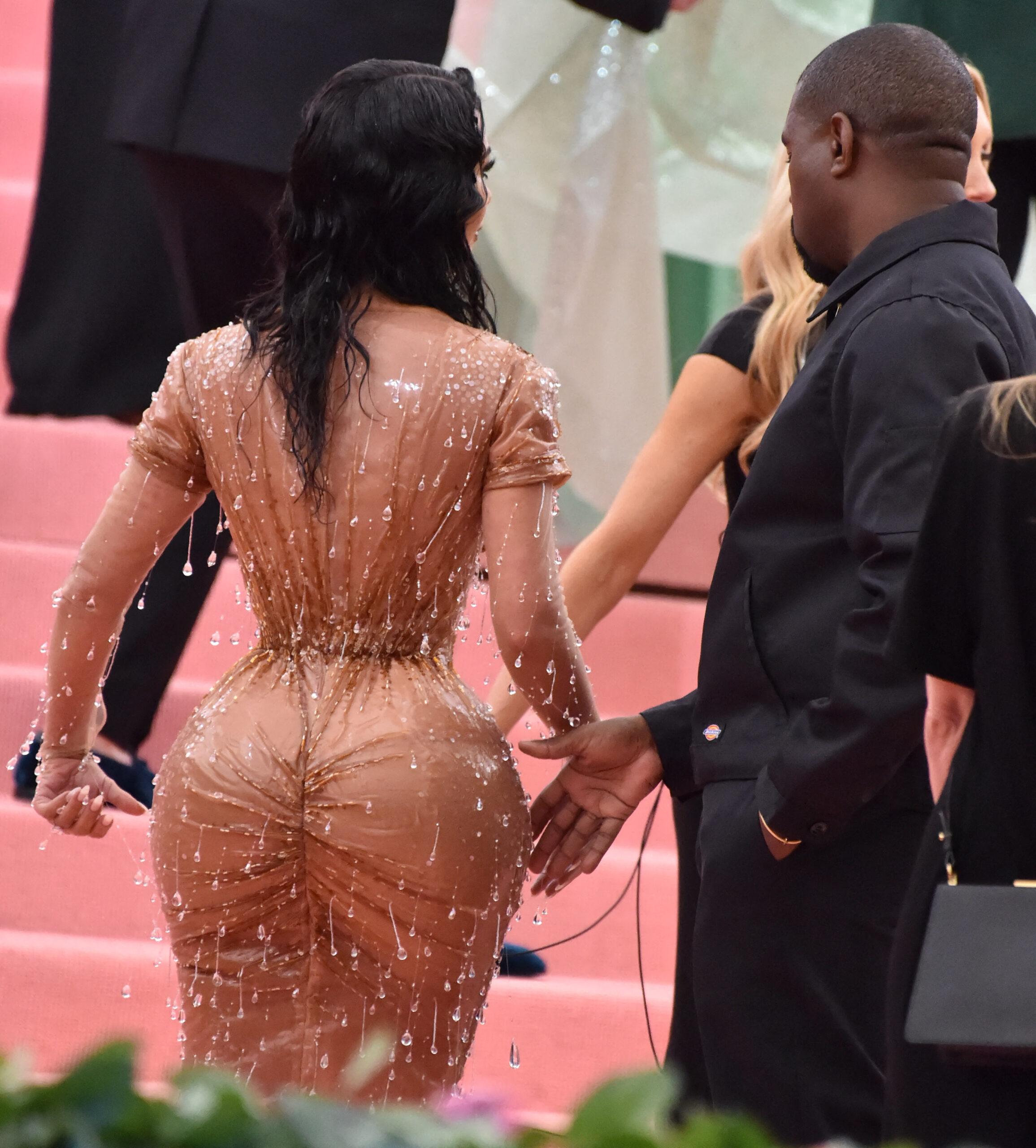 Kim Kardashian and Kanye West at The 2019 Met Gala Celebrating Camp: Notes on Fashion