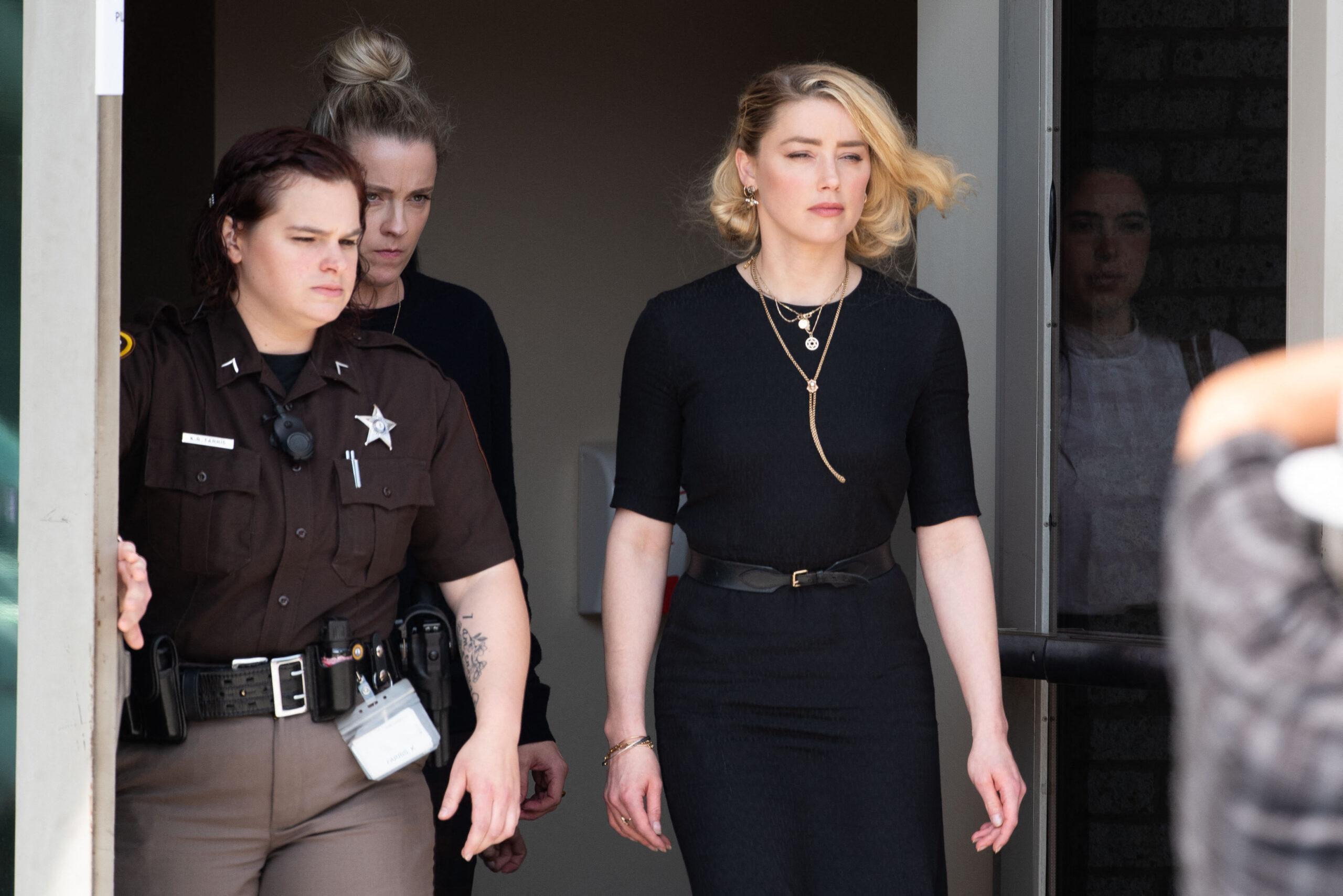 Amber heard an abandonment of the courtroom