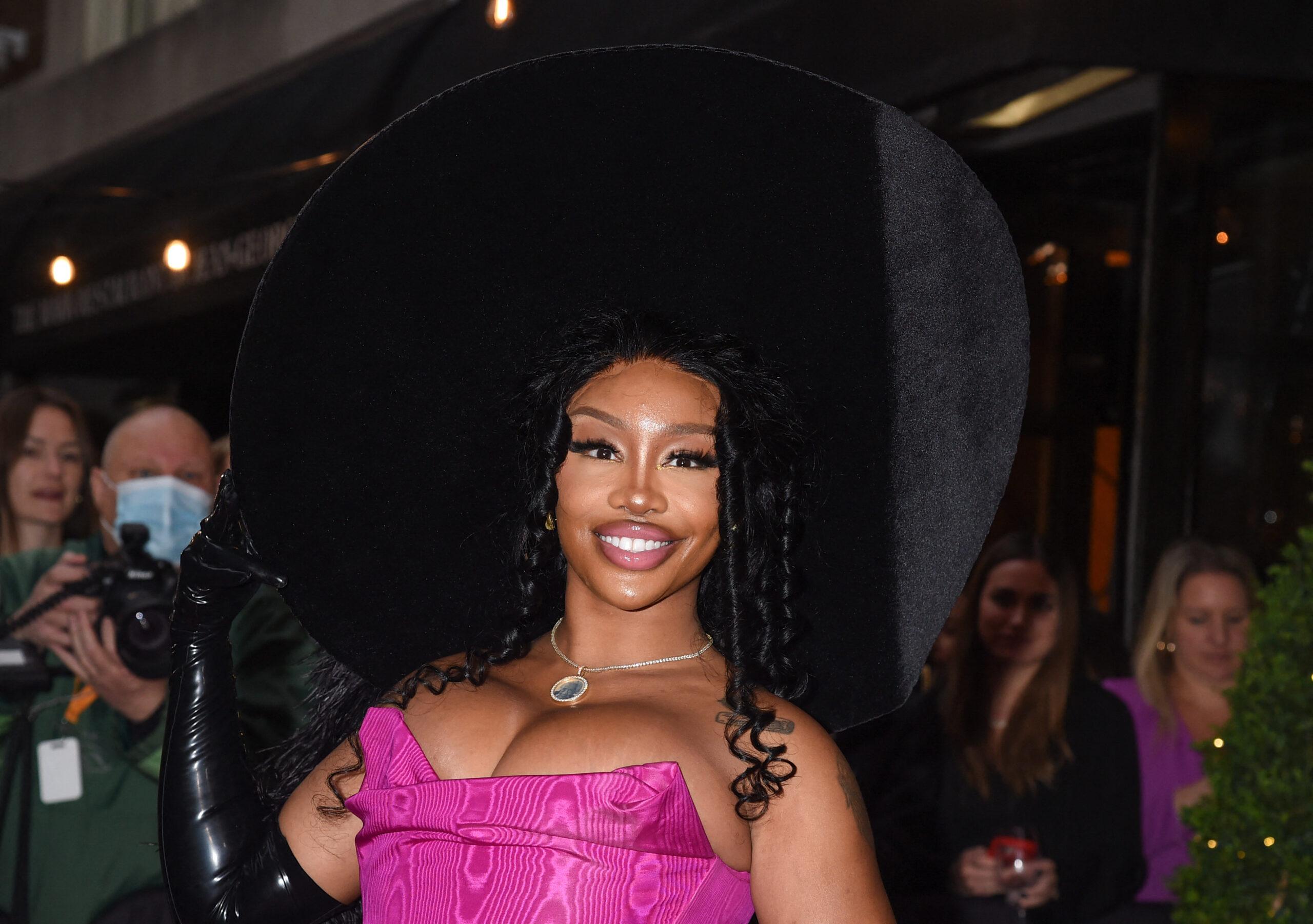 SZA at The Mark Hotel - Celebrity Departures for The Met Gala