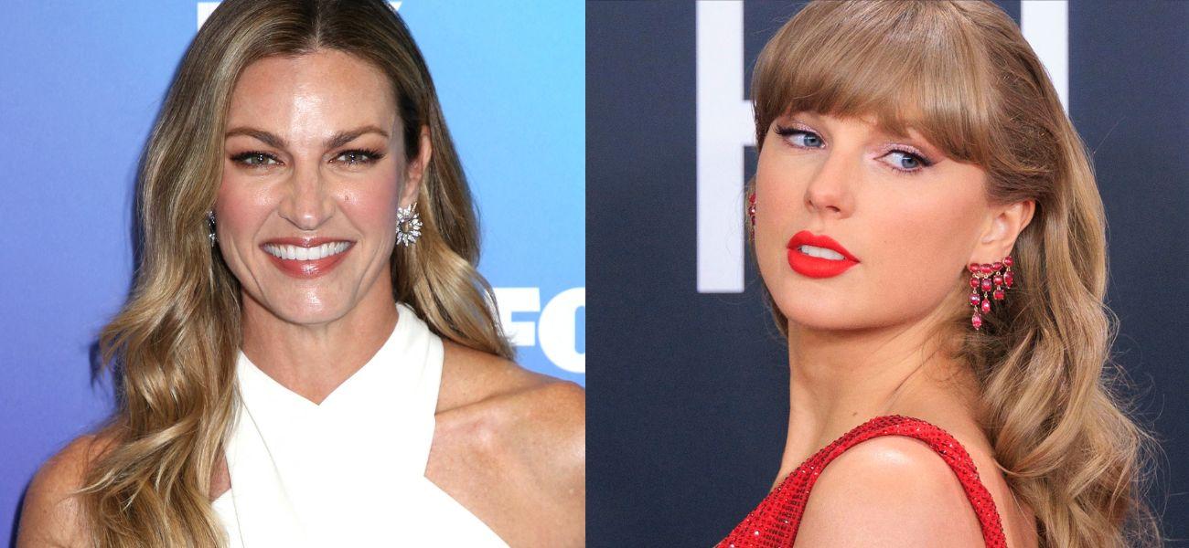 Erin Andrews (left) Taylor Swift (right)