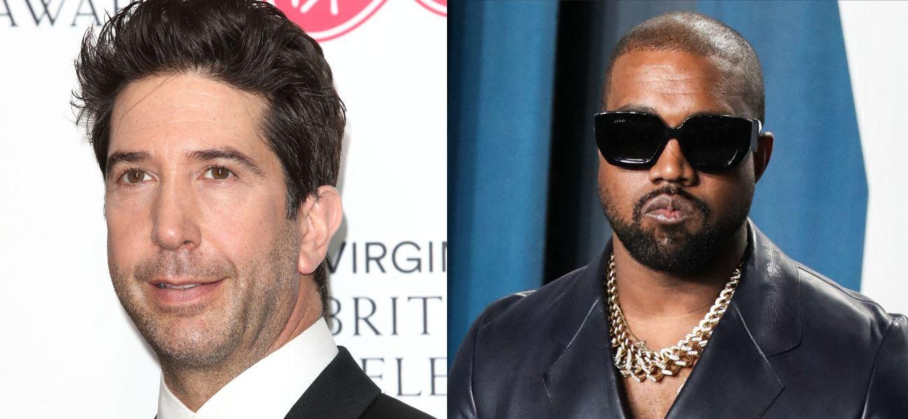 David Schwimmer (left) Kanye West (right)