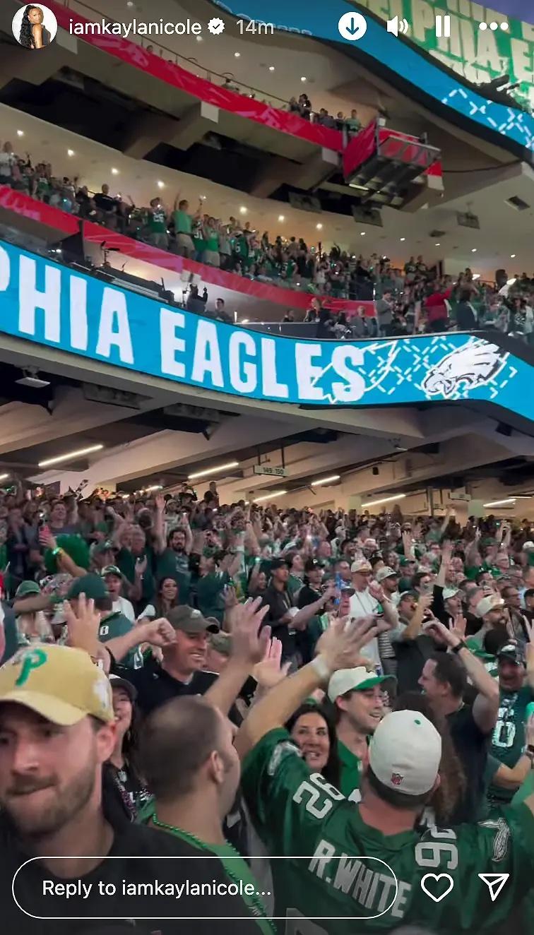 Eagles fans at Super Bowl