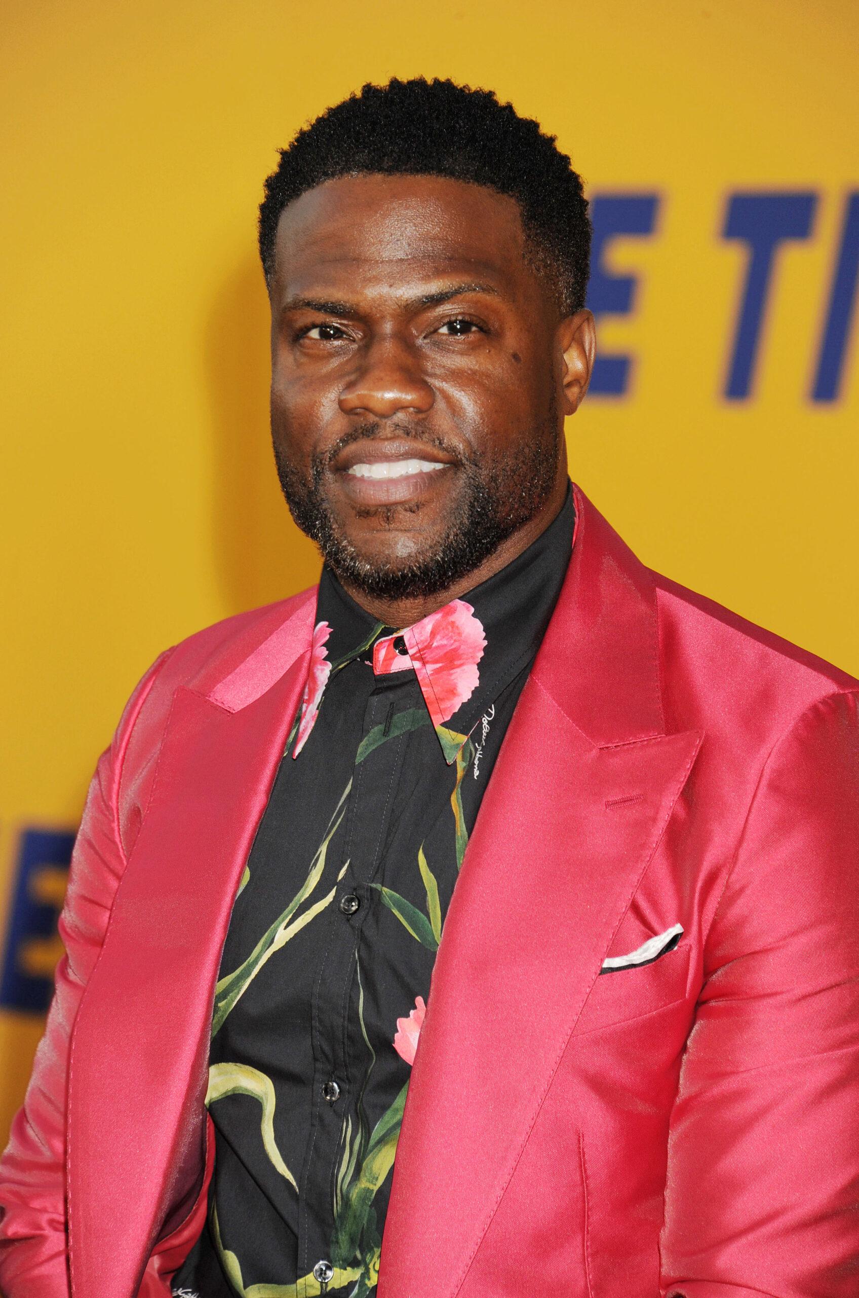 Kevin Hart di Los Angeles pemutaran perdana Netflix 