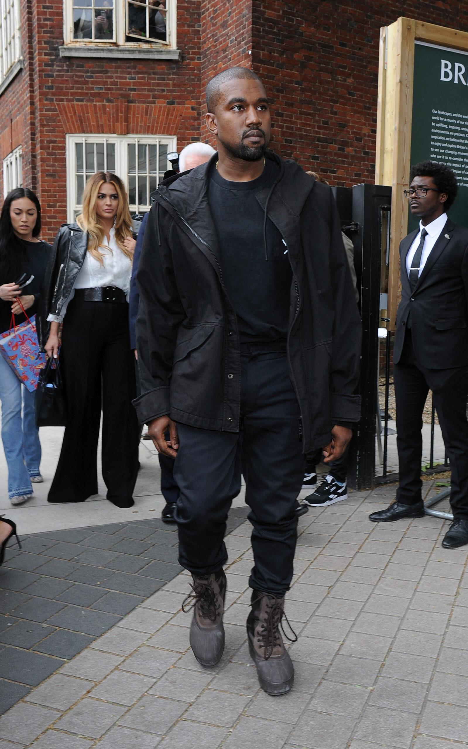 Kanye West walking