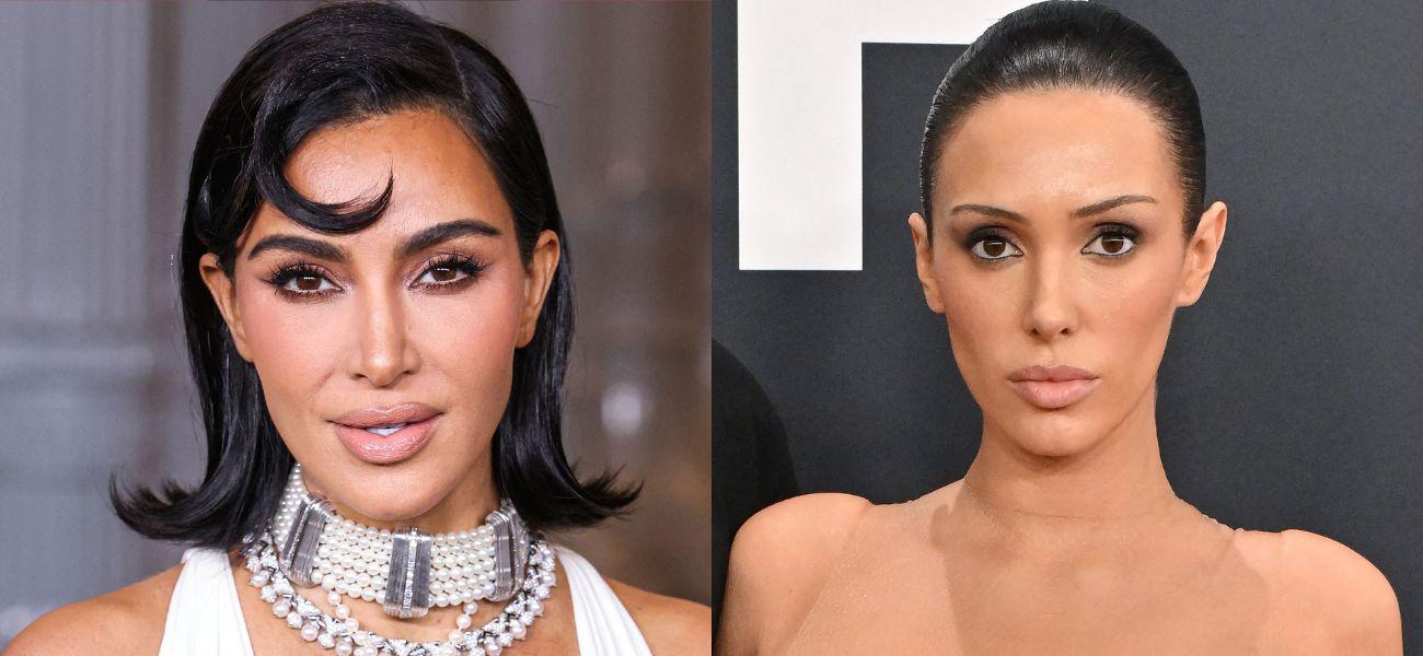 Kim Kardashian (left) Bianca Censori (right)