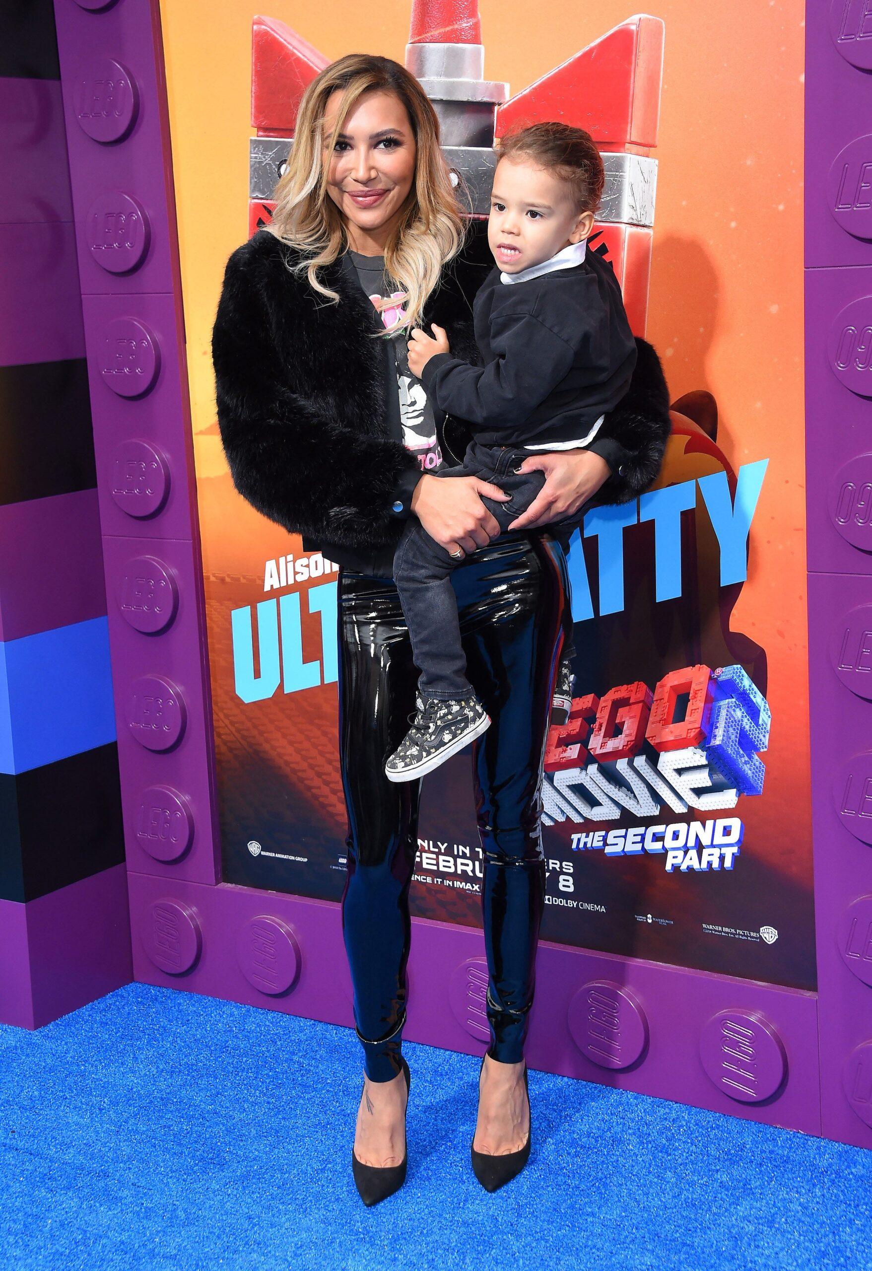 Naya Rivera and son at 'The LEGO Movie 2: The Second Part' World Premiere