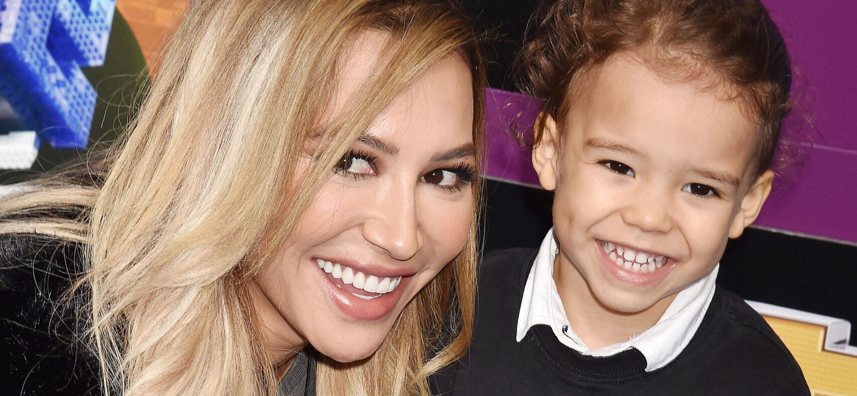 Naya Rivera and son at Premiere Of Warner Bros. Pictures' 'The Lego Movie 2: The Second Part'