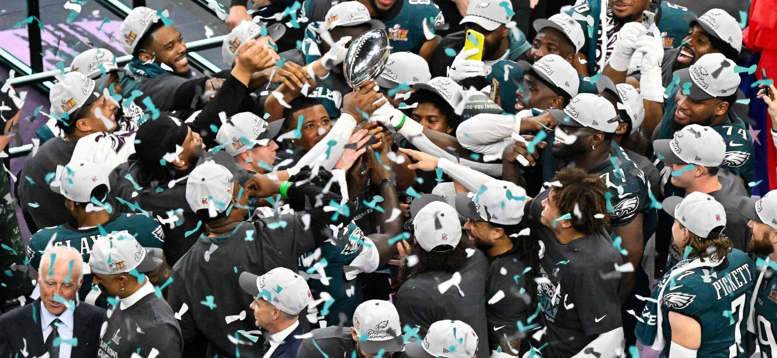 Eagles celebrate Super Bowl win