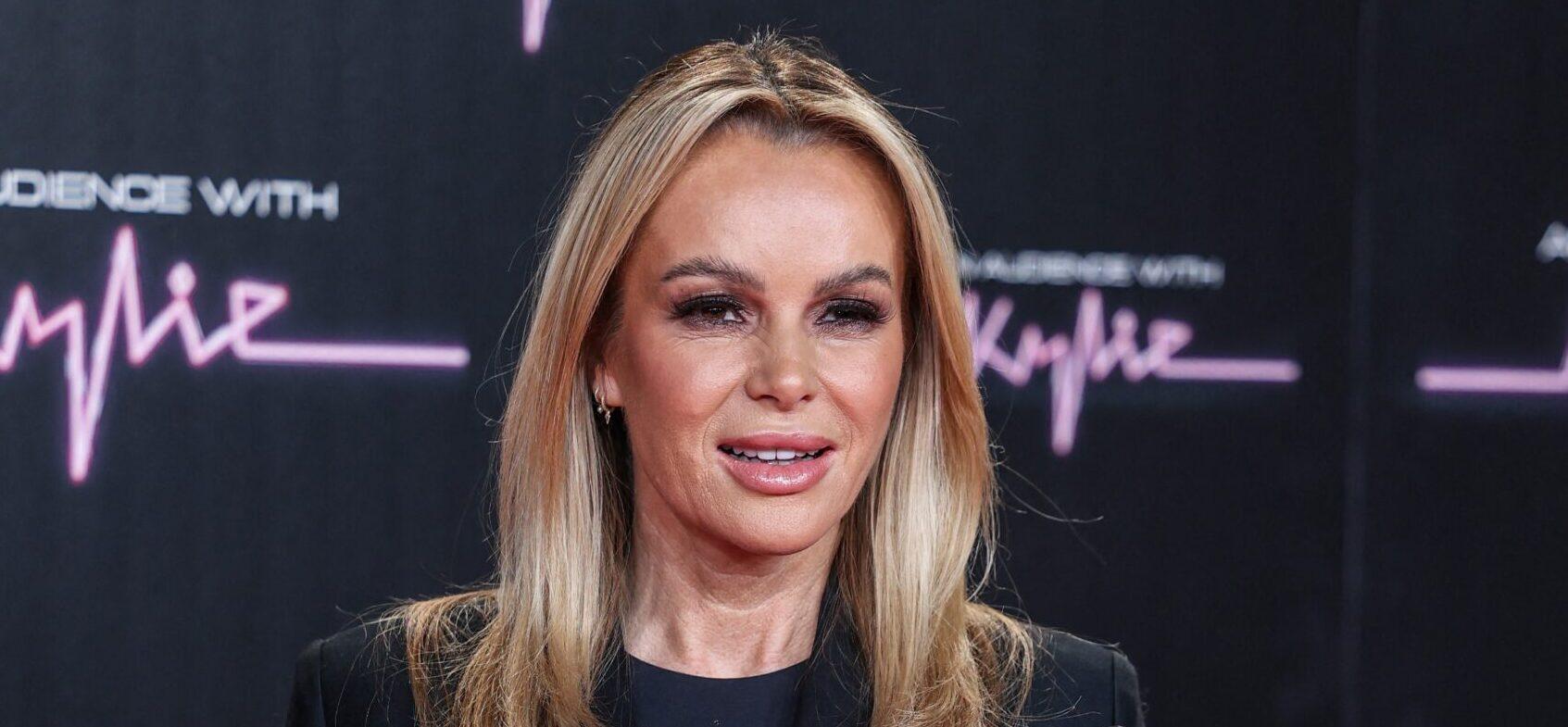 Celebrities seen attending An Audience With Kylie at the Royal Albert Hall in London. 01 Dec 2023 Pictured: Amanda Holden. Photo credit: MEGA TheMegaAgency.com +1 888 505 6342 (Mega Agency TagID: MEGA1067042_004.jpg) [Photo via Mega Agency]