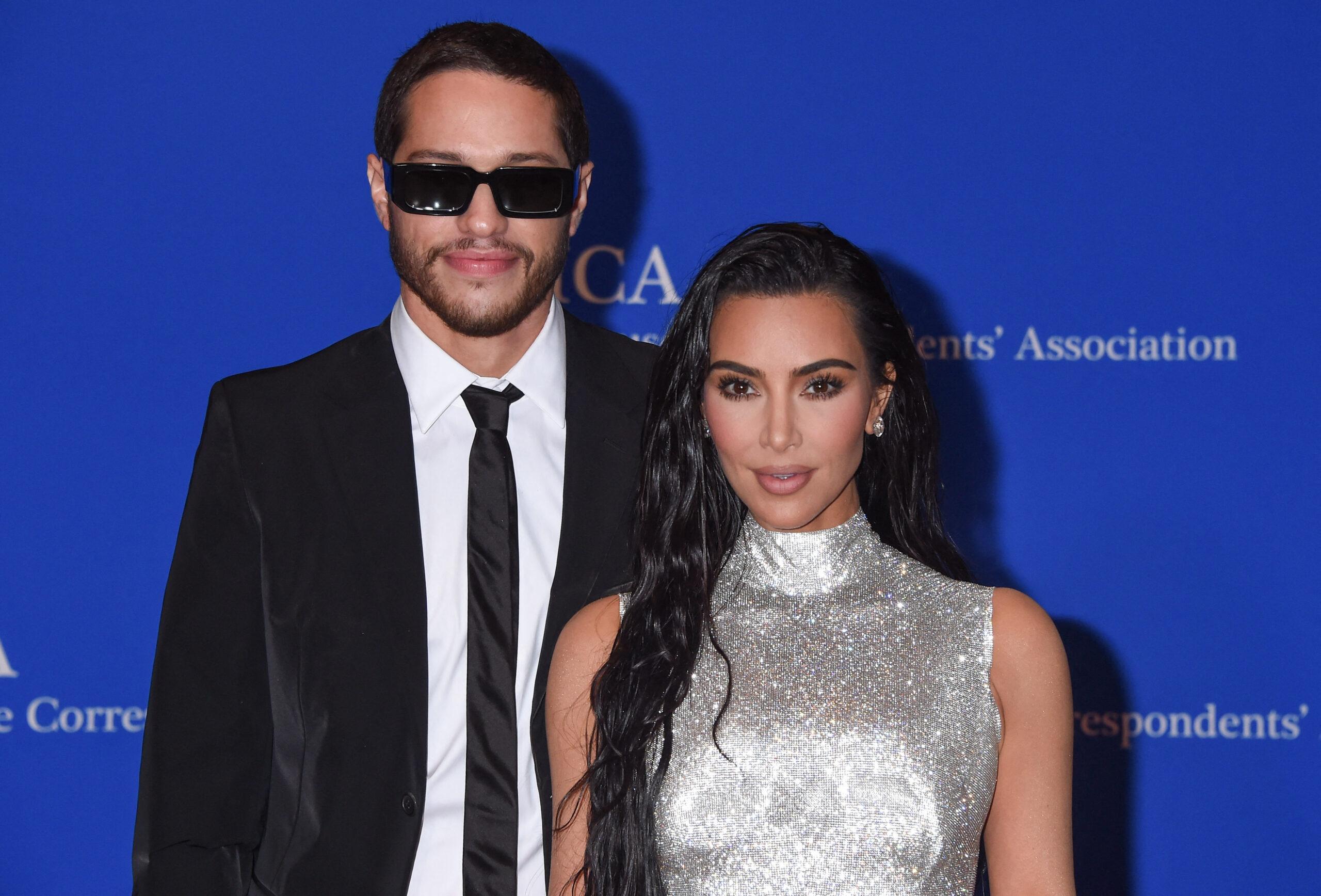 Kim Kardashian and Pete Davidson at 2022 White House Correspondents' Dinner