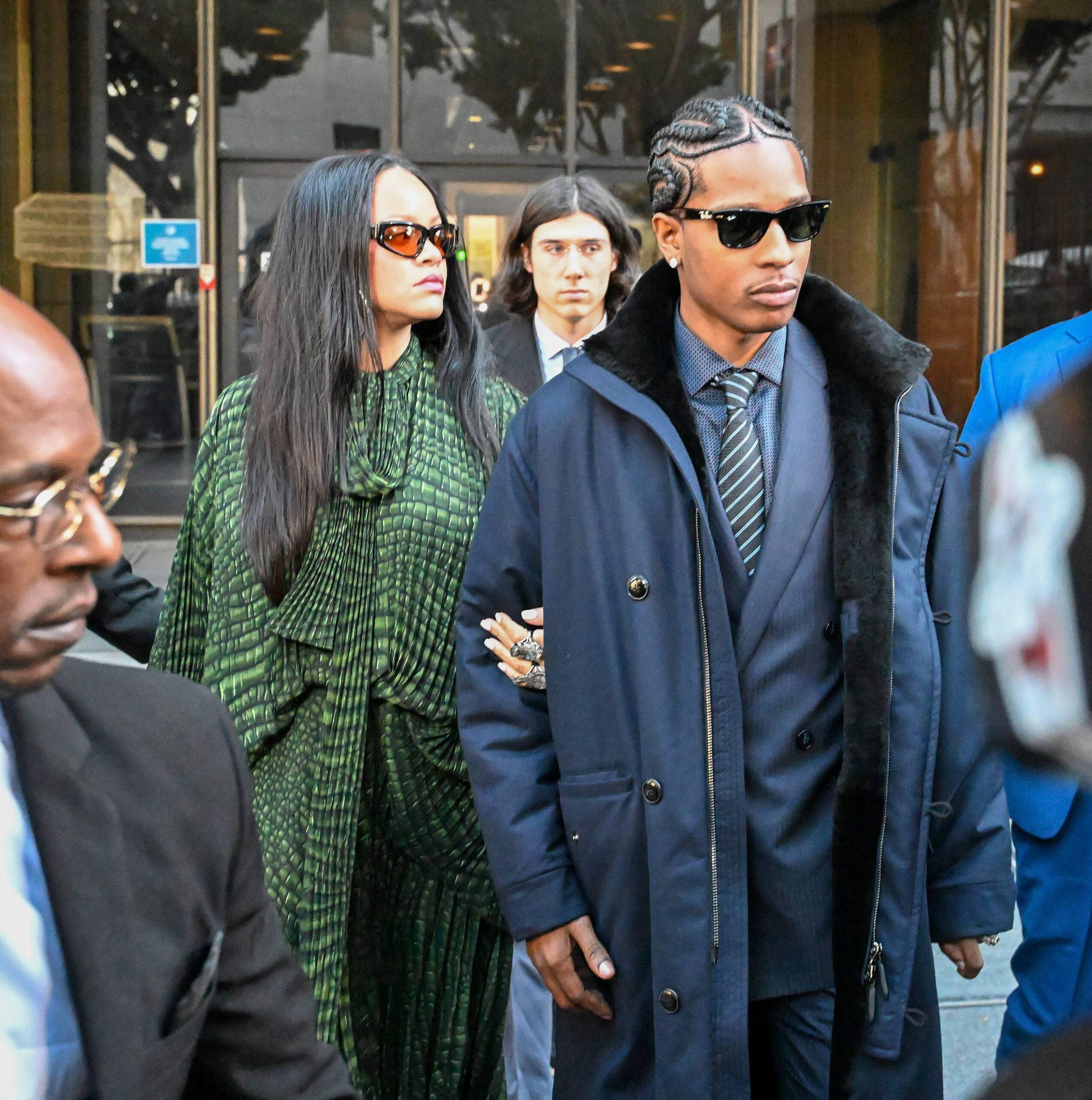 Rihanna and ASAP Rocky spend Valentine's Day in Court