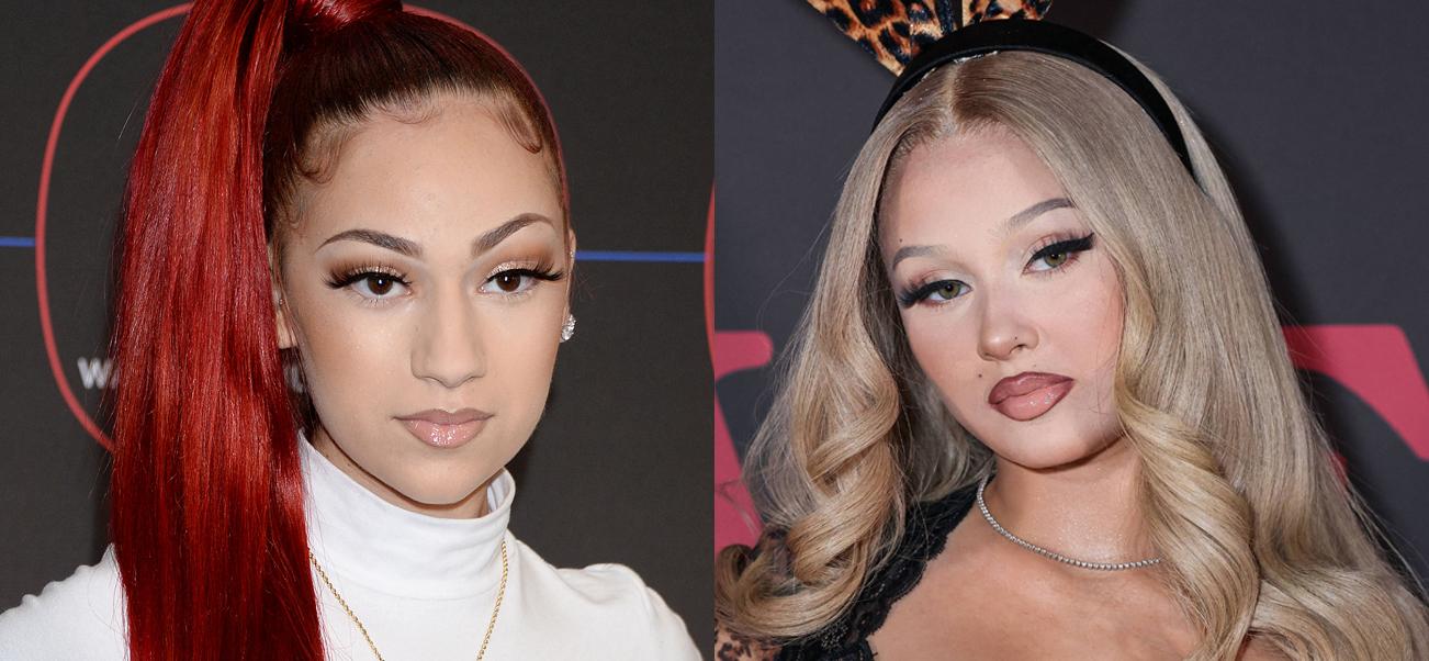 A photo collage of Bhad Bhabie and Alabama Barker