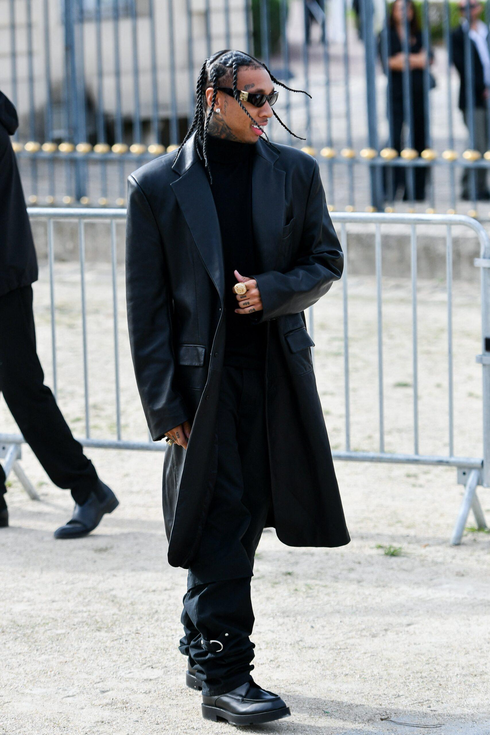 Tyga at Givenchy Womenswear Spring/Summer 2024 Show sebagai bagian dari Paris Fashion Week