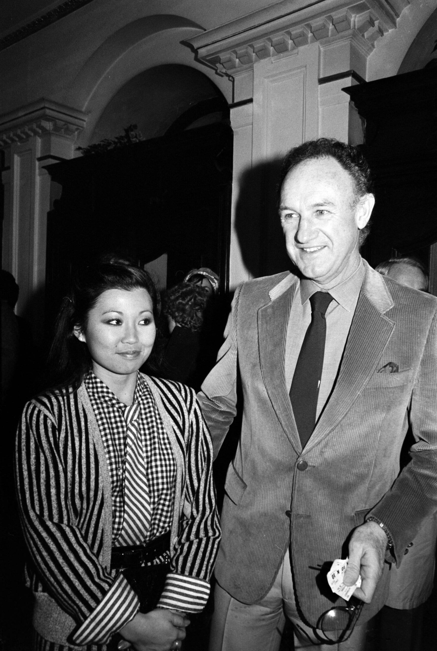 Gene Hackman and his wife, Betsy Arakawa