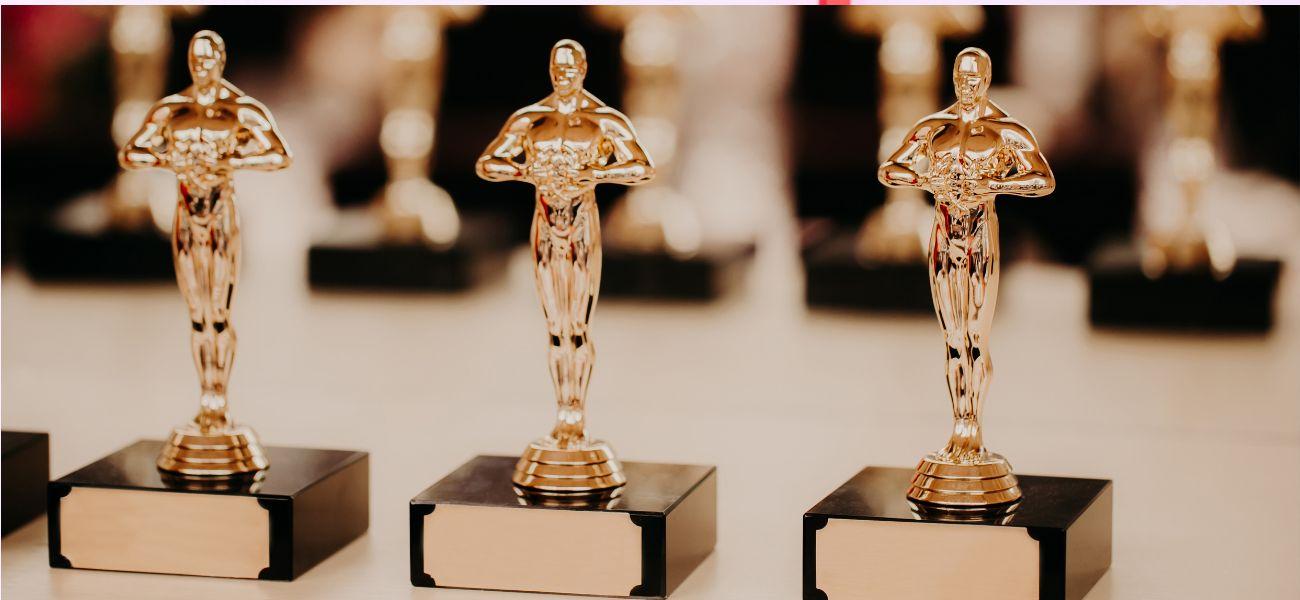 Oscars trophies