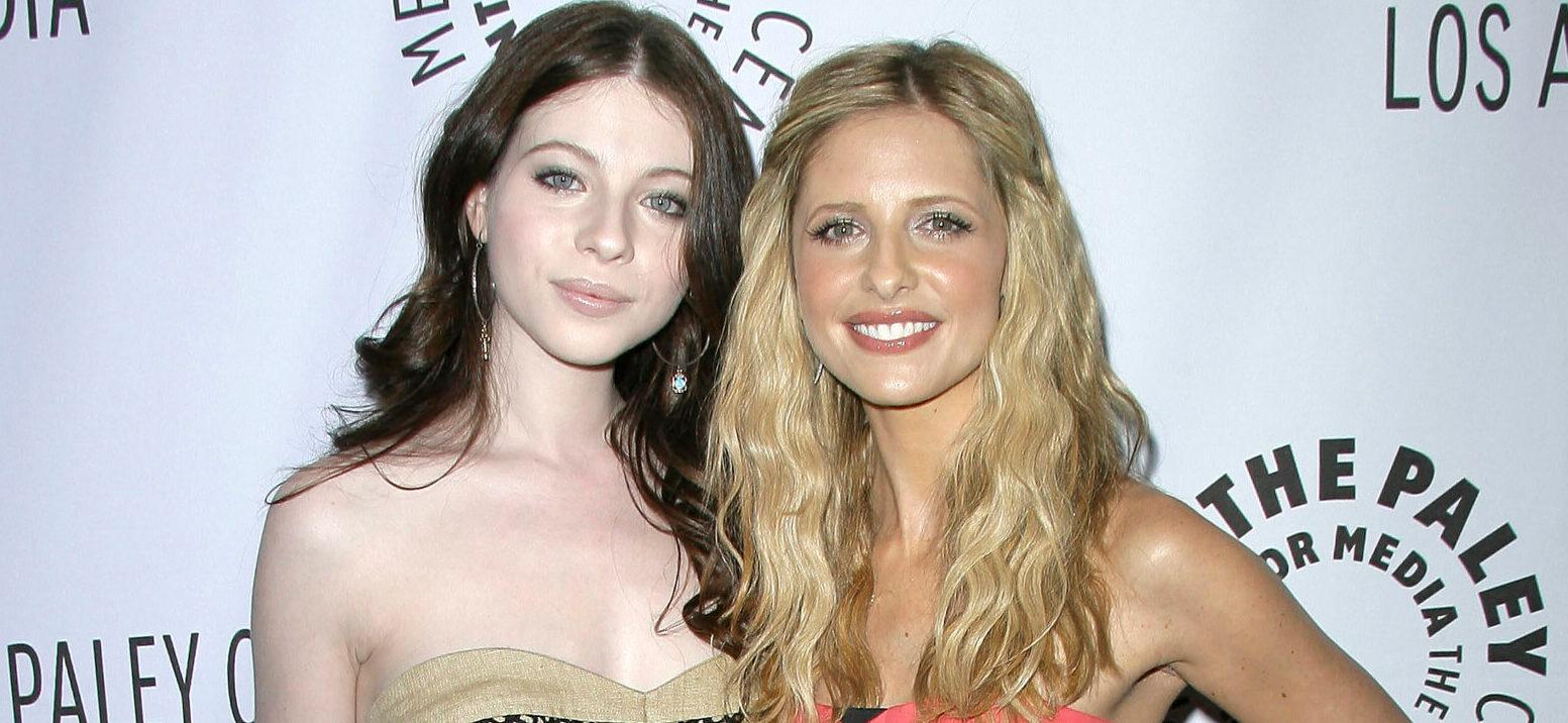 Michelle Trachtenberg and Sarah Michelle Gellar celebrates 100 episodes of "Gossip Girl"