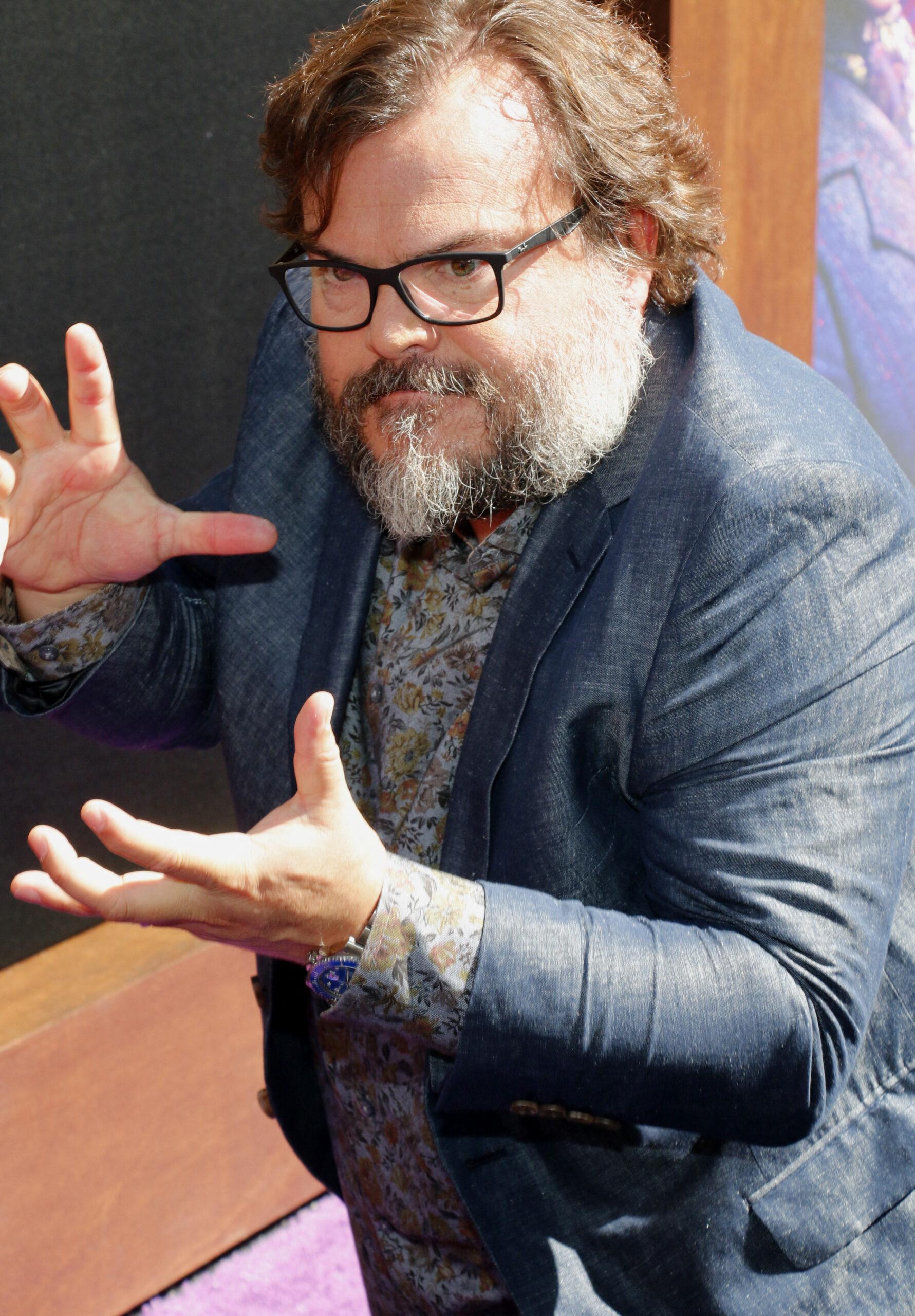 Jack Black at Los Angeles premiere of 'The House With A Clock In Its Walls' 