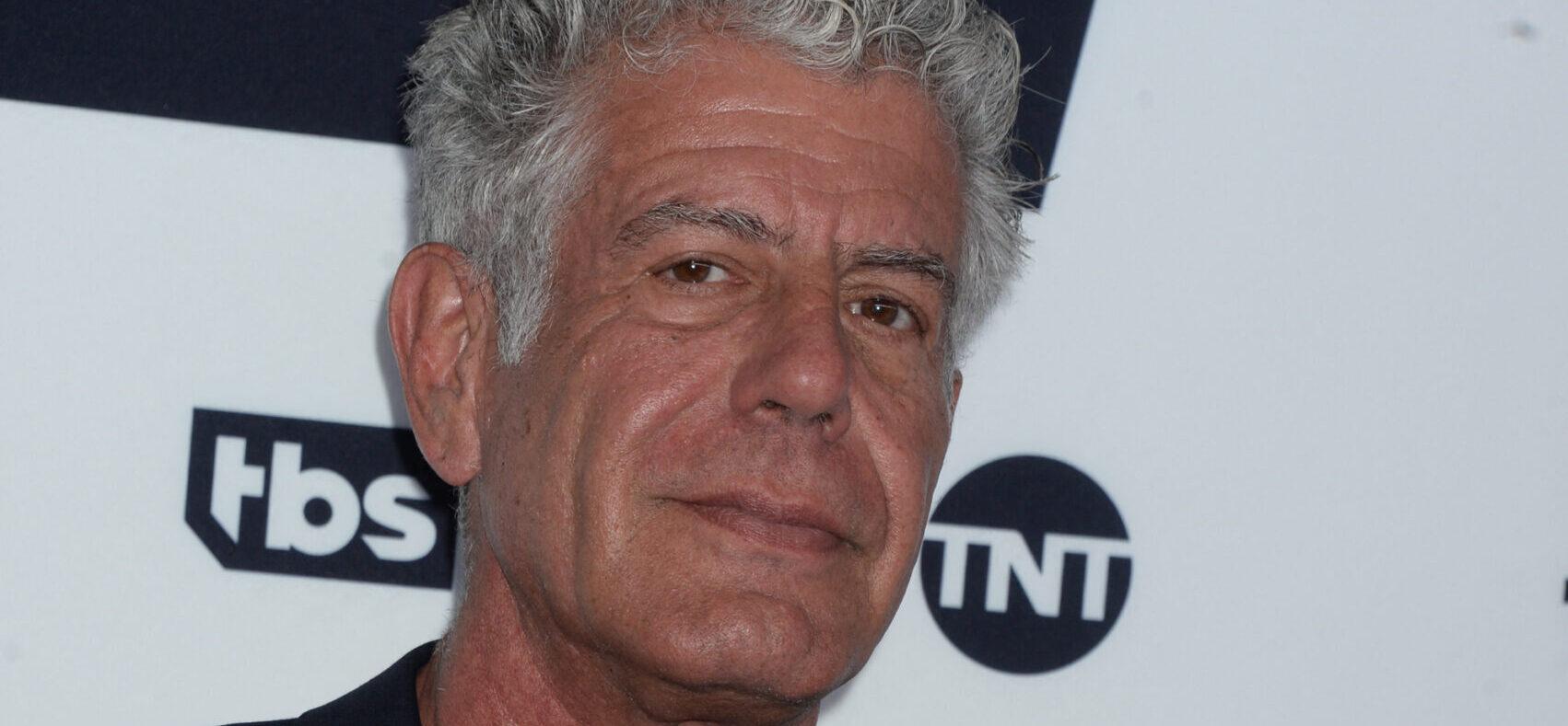 Anthony Bourdain at 2017 Turner Upfront in New York