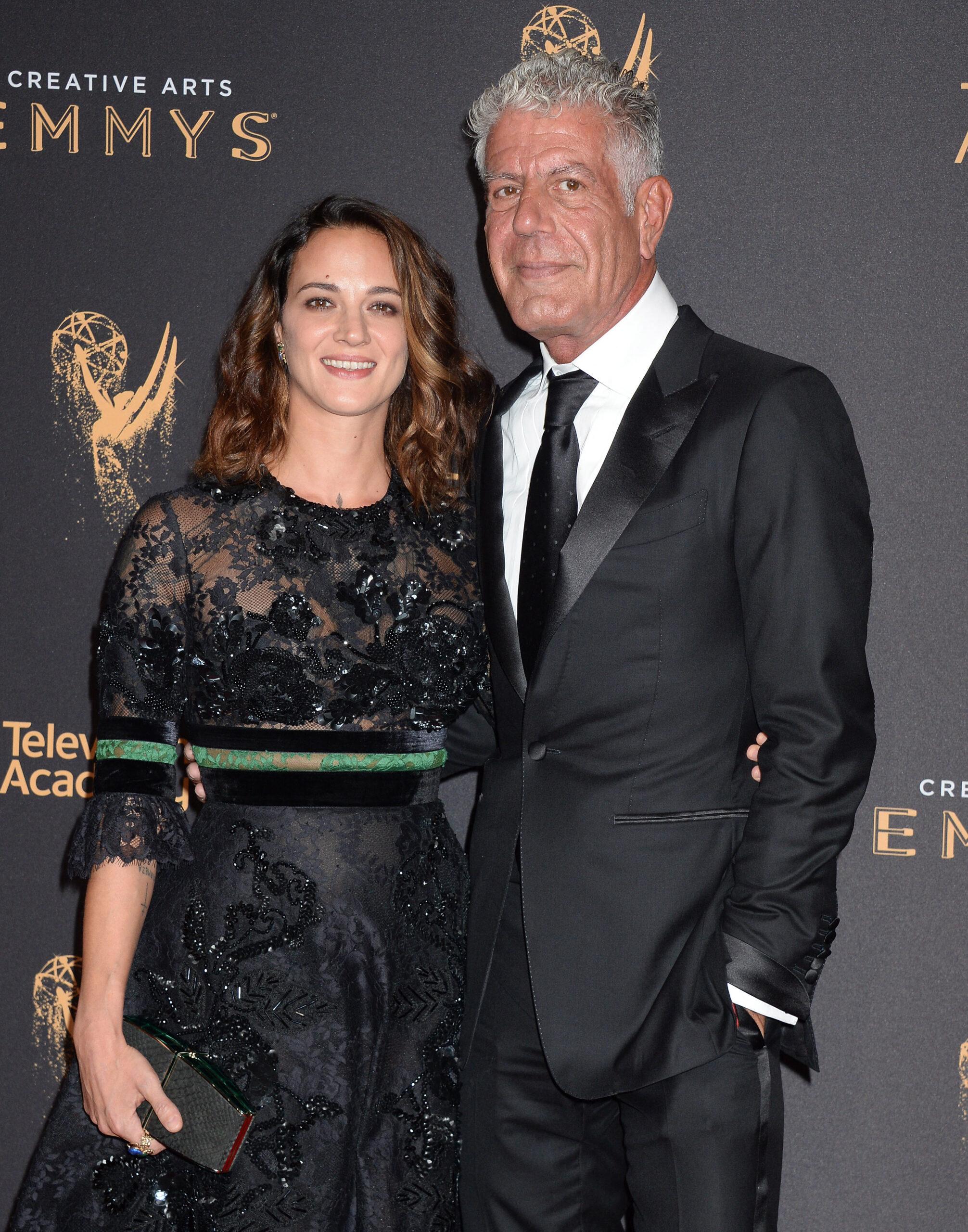 Anthony Bourdain at 2017 Creative Arts Emmy Awards