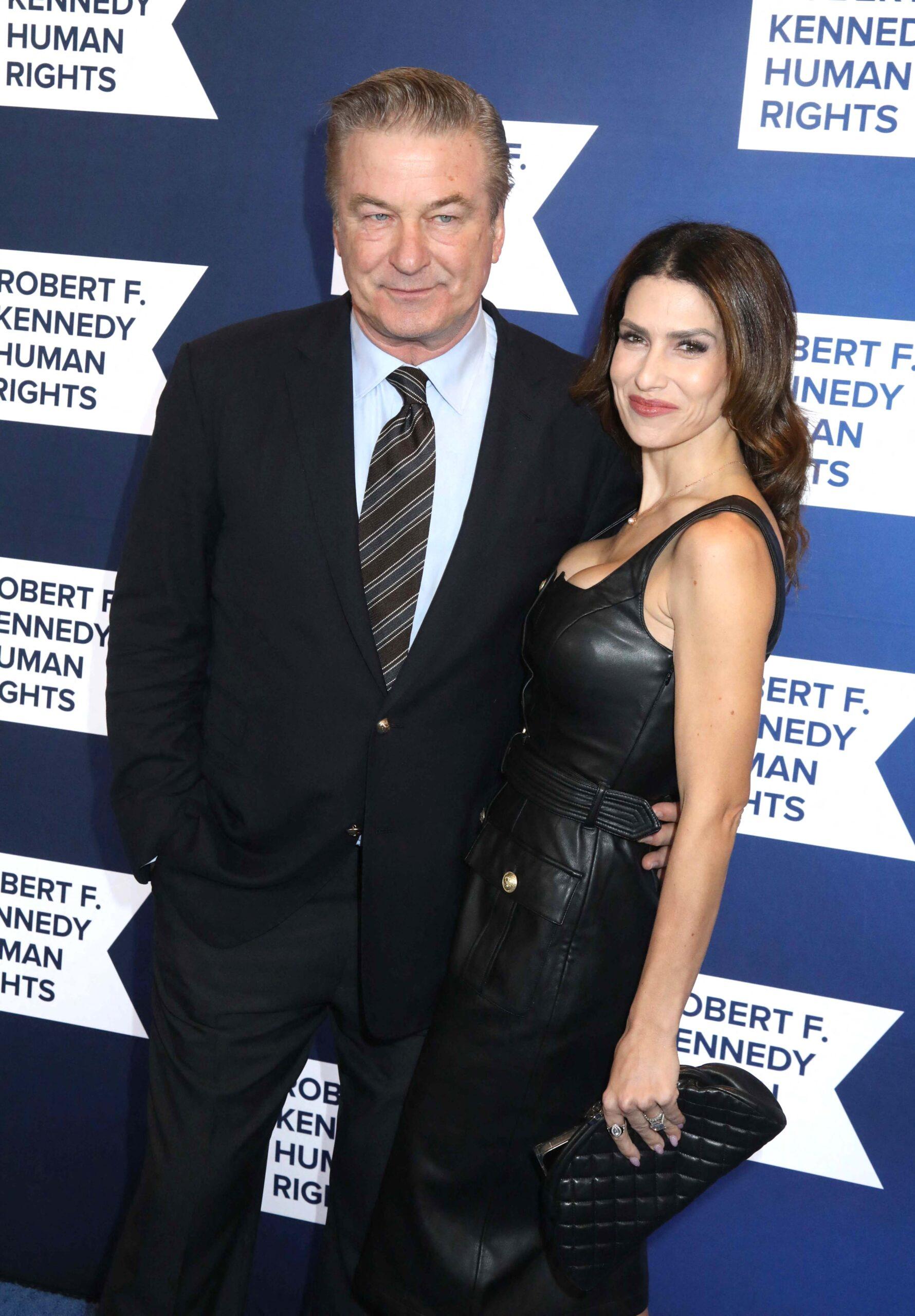 Alec Baldwin and wife at 2024 Robert F. Kennedy Ripple of Hope Award Annual Gala