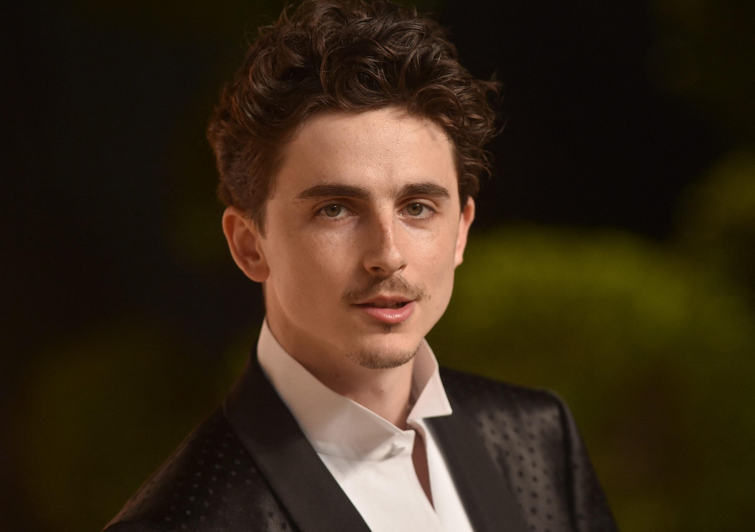 Timothée Chalamet at the Vanity Fair Oscar Party 2025