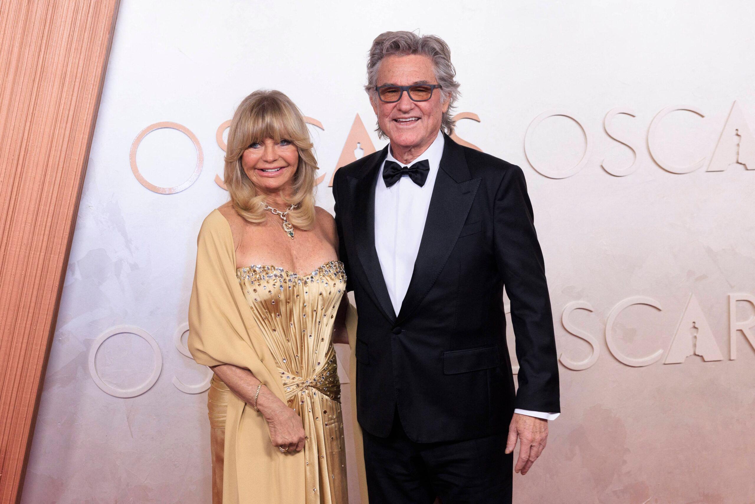 Goldie Hawn and Kurt Russell at Oscars 2025