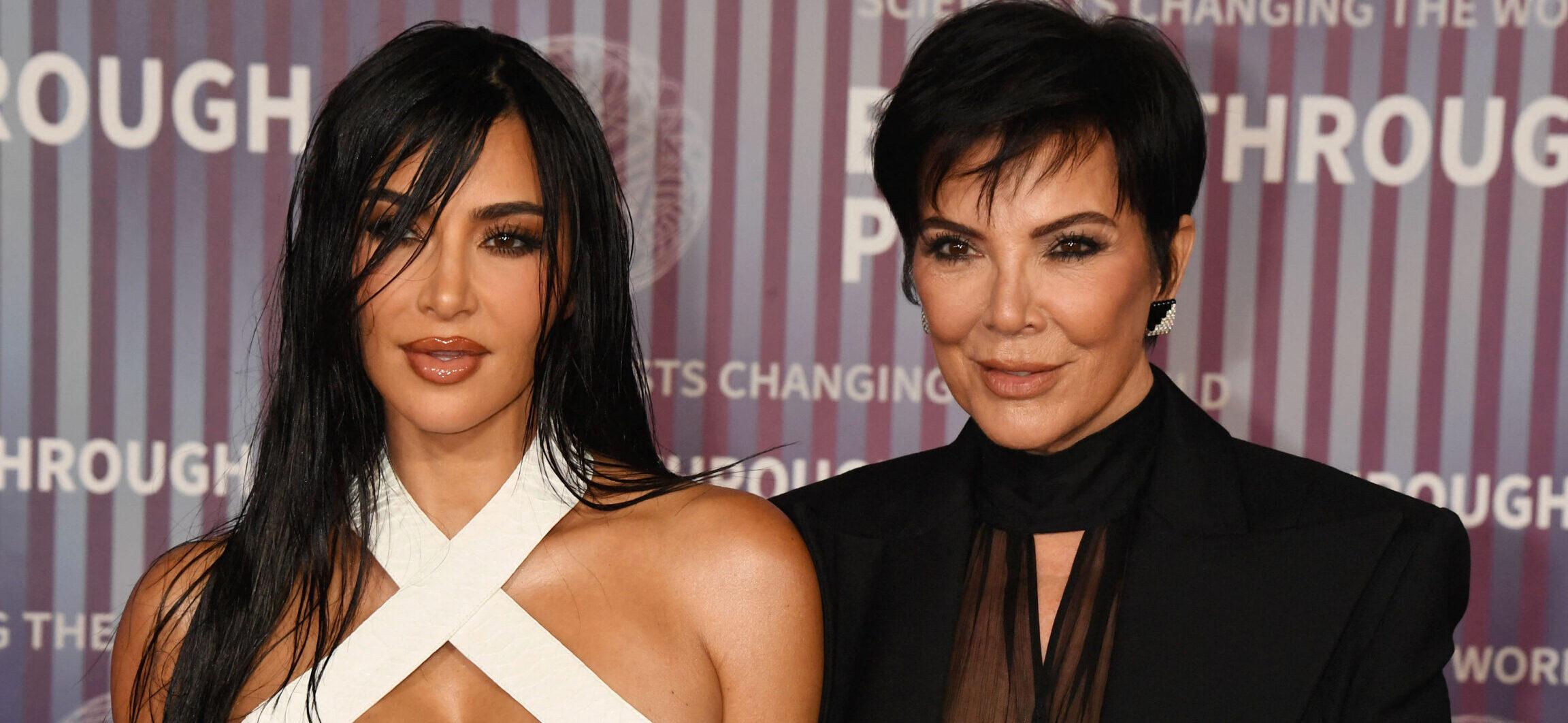 Kim Kardashian and mom Kris Jenner attend 10th Annual Breakthrough Prize Ceremony